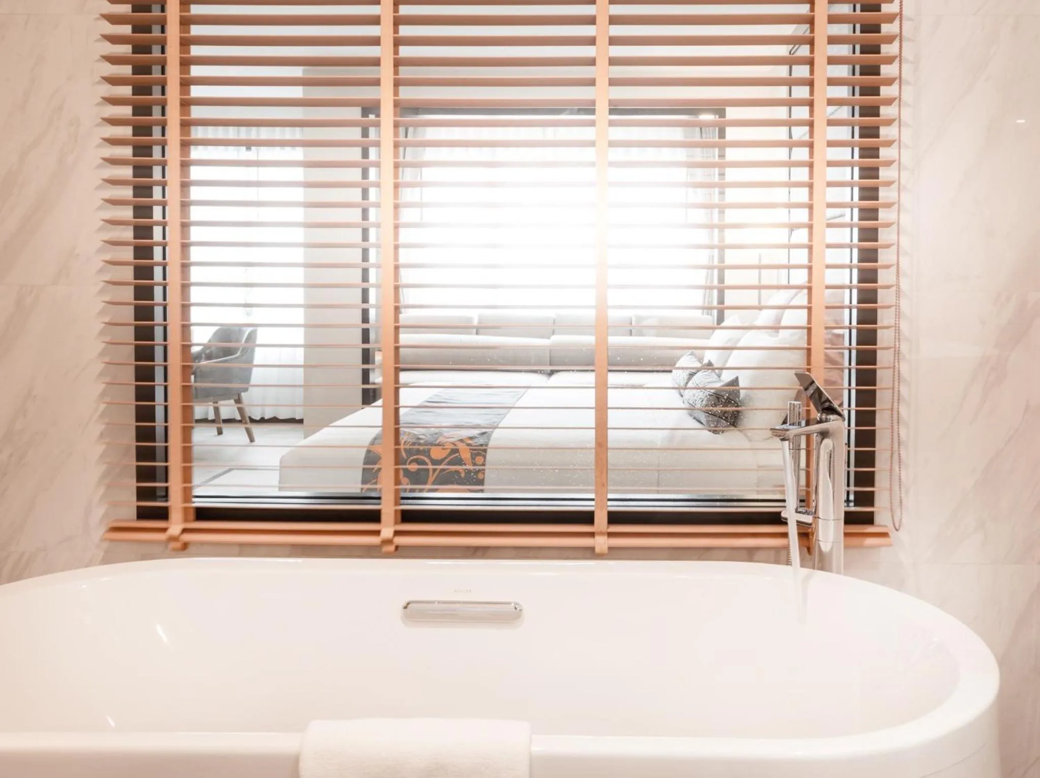 Bed in Jomkitti Boutique Hotel