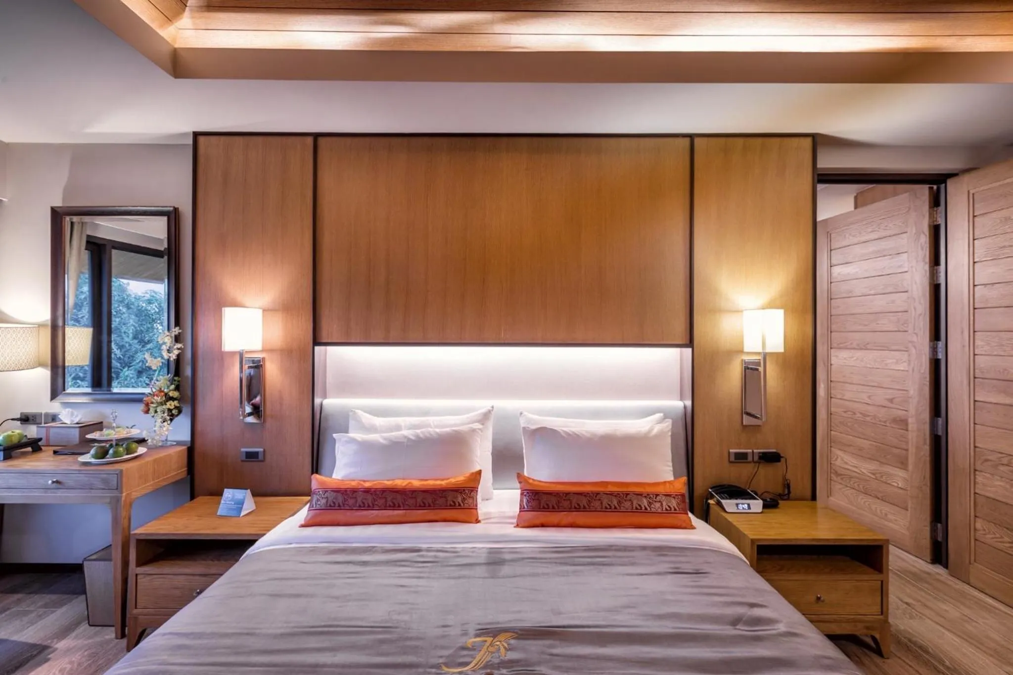 Bed in Jomkitti Boutique Hotel