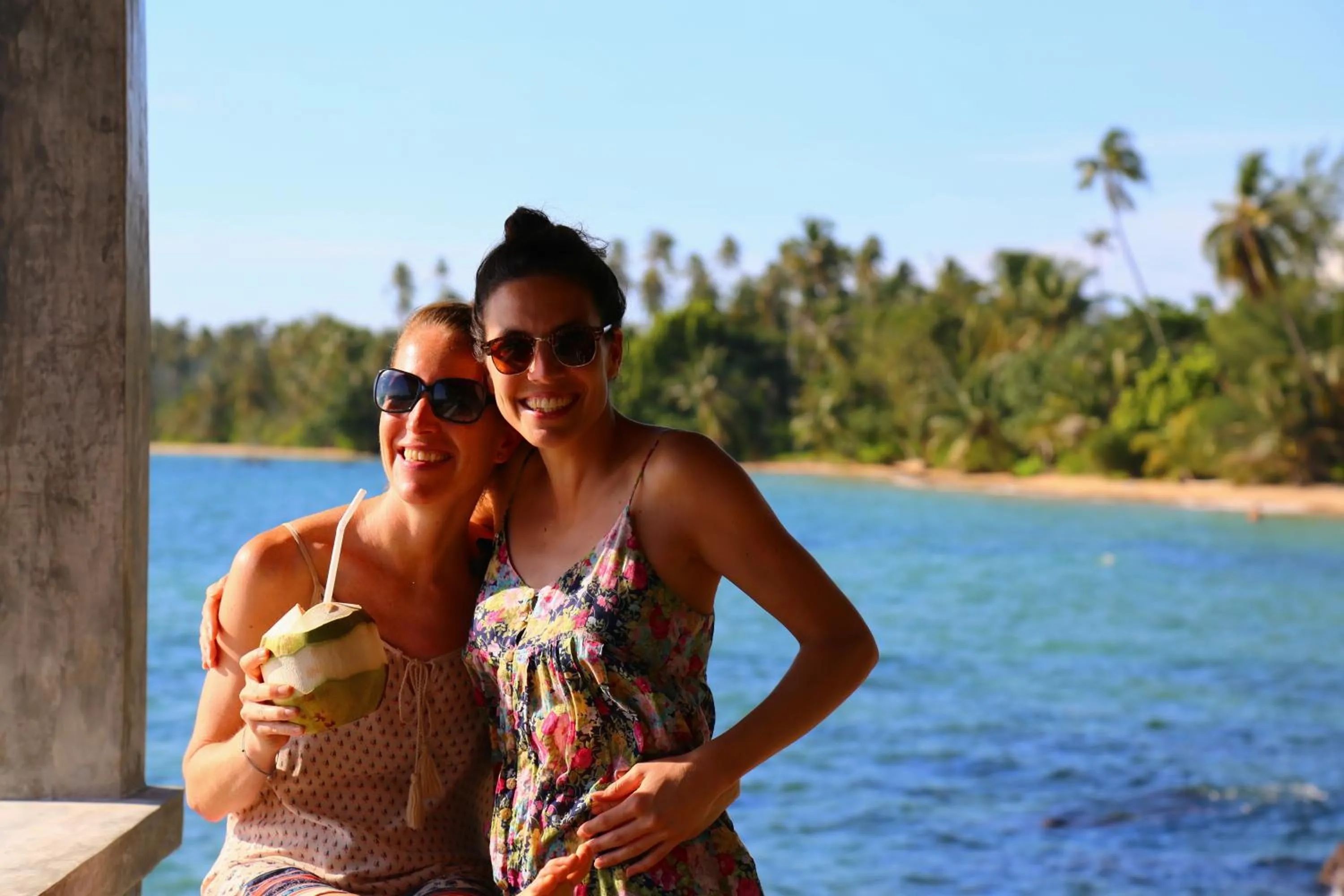 group of guests in Koh Mak White Sand Beach