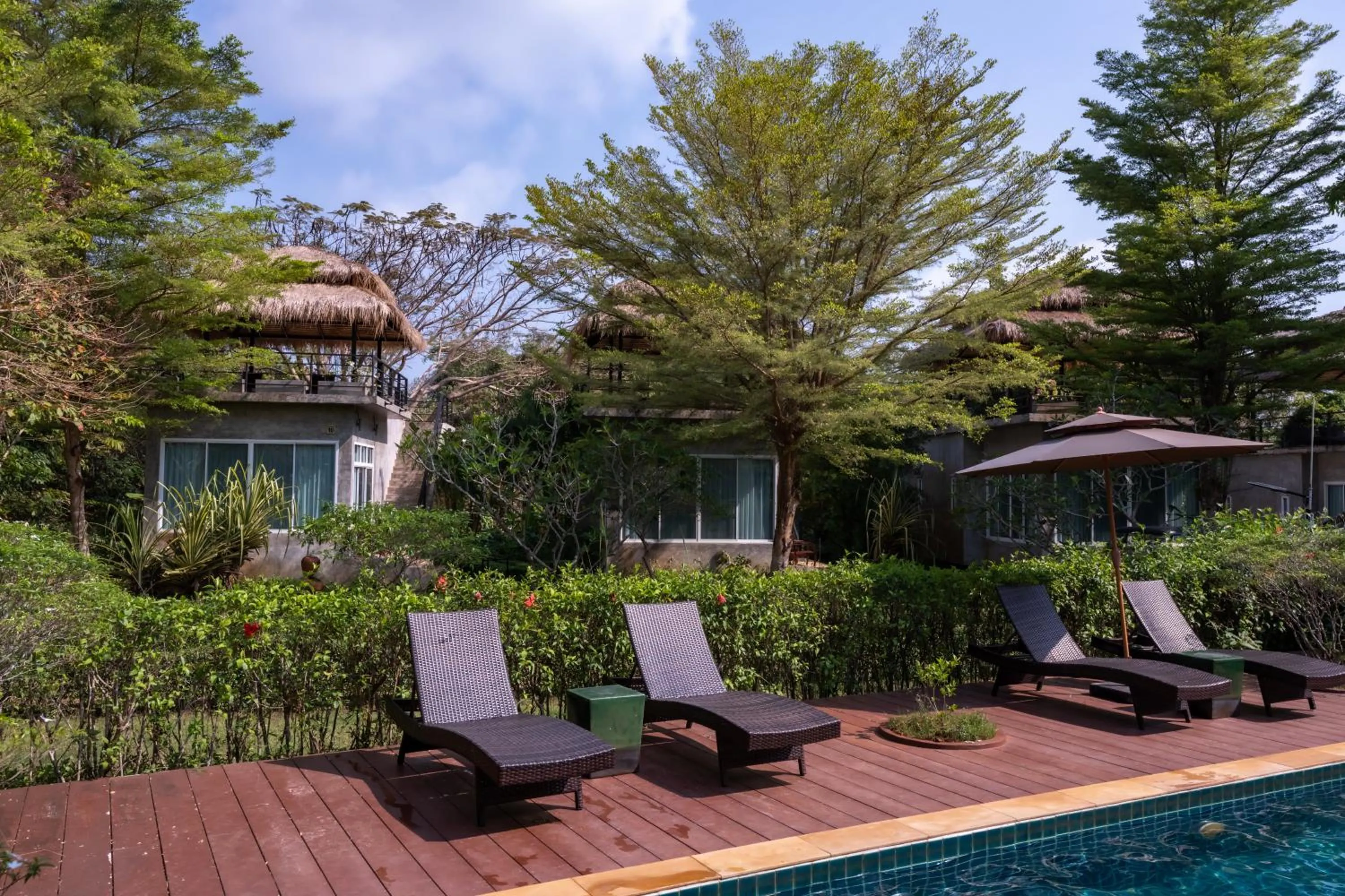 Pool view in Koh Mak White Sand Beach