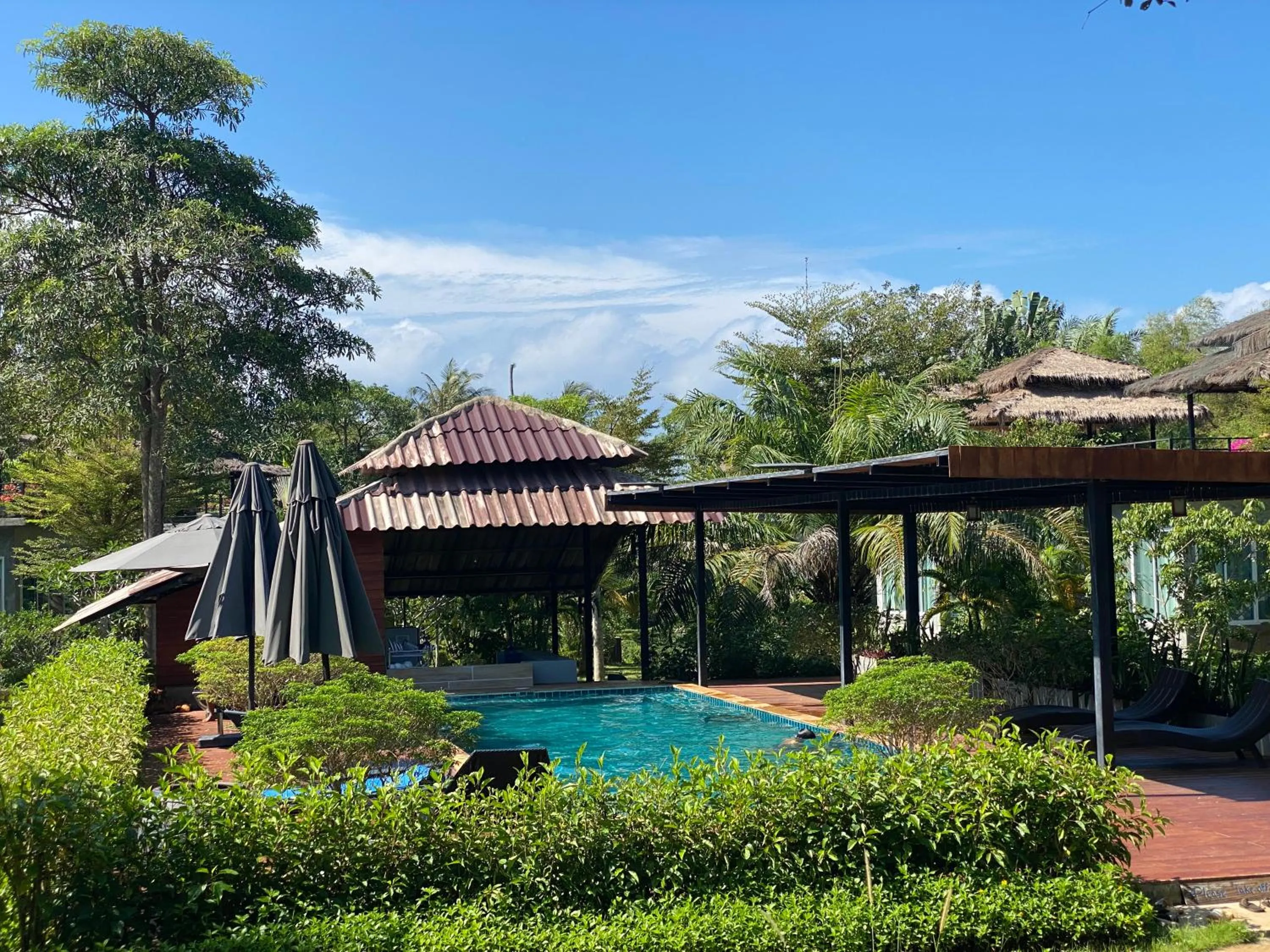 Pool view in Koh Mak White Sand Beach