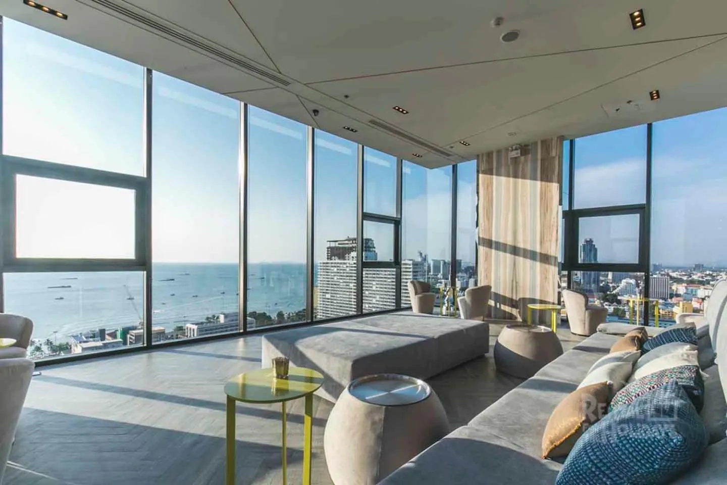 Library in LLX Apartments at The Base condo