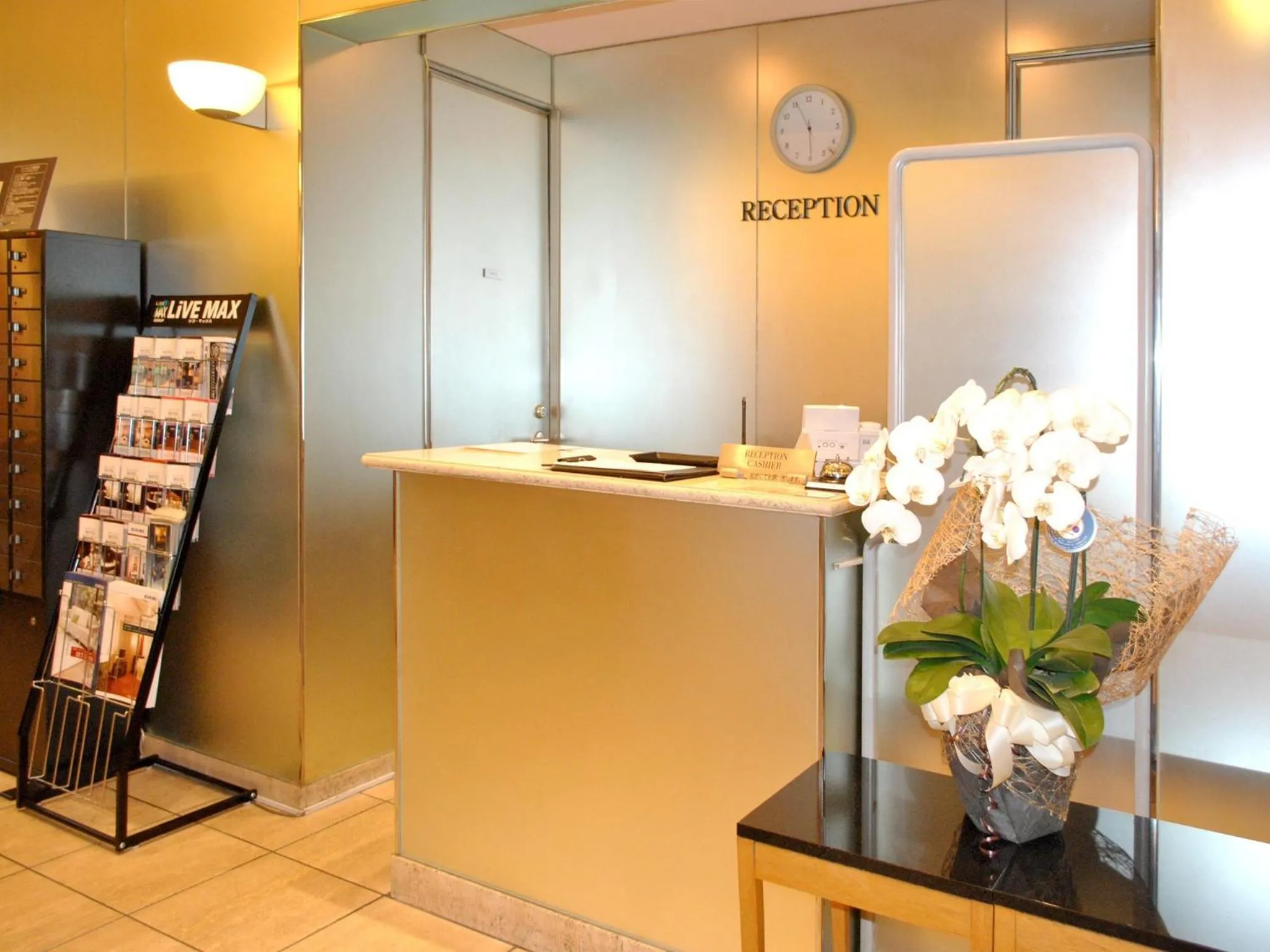 Lobby or reception in HOTEL LiVEMAX BUDGET Yumoto