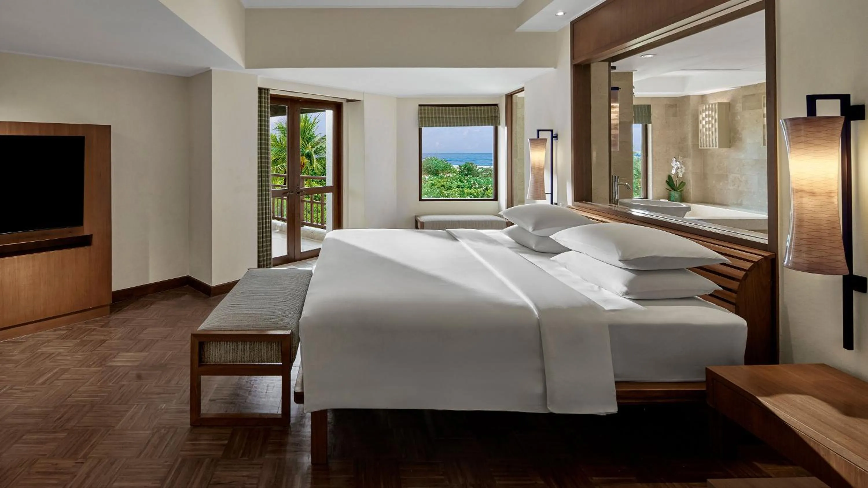 Bedroom, Bed in Grand Hyatt Bali