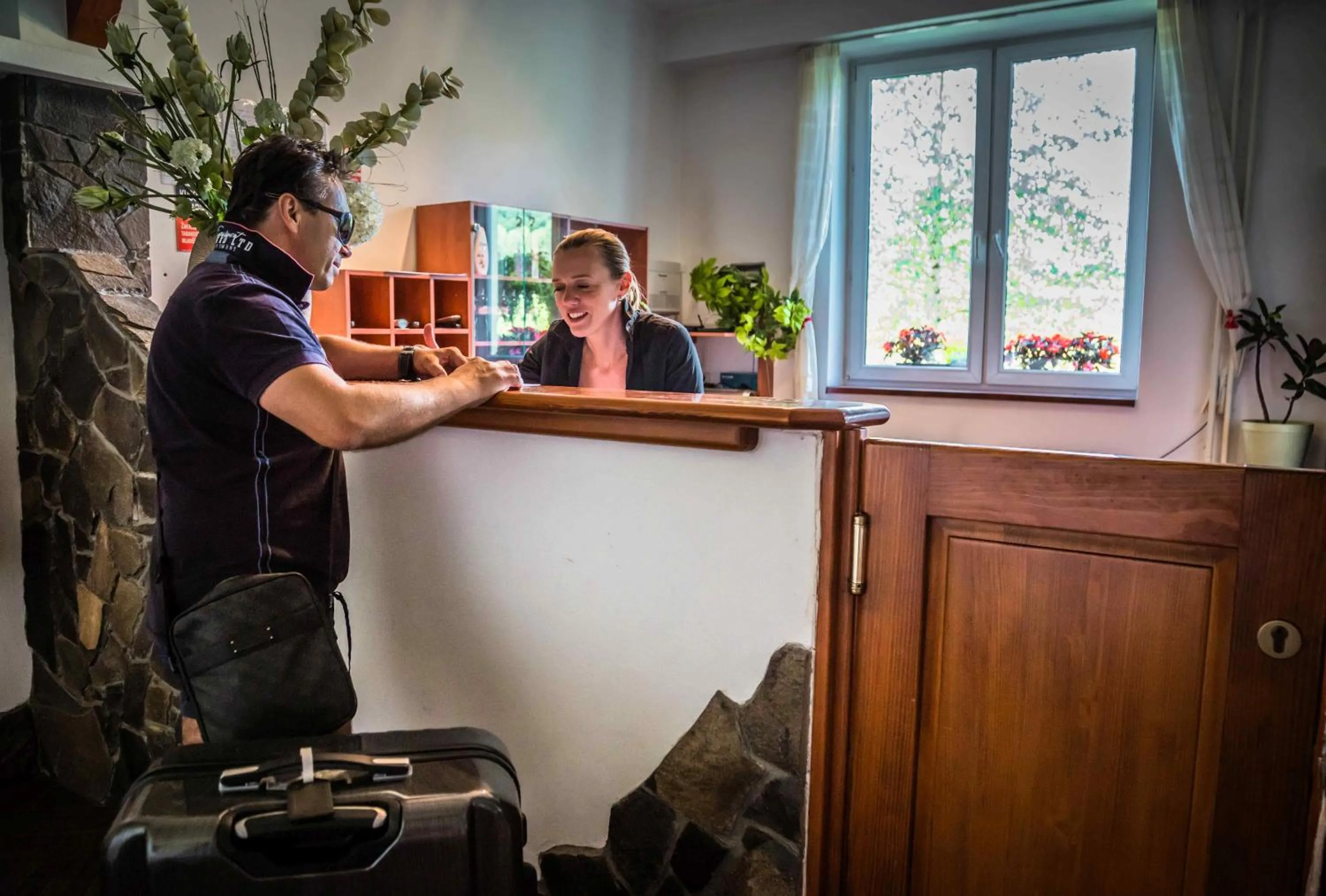 Lobby or reception in Penzion FIT - Contactless check in