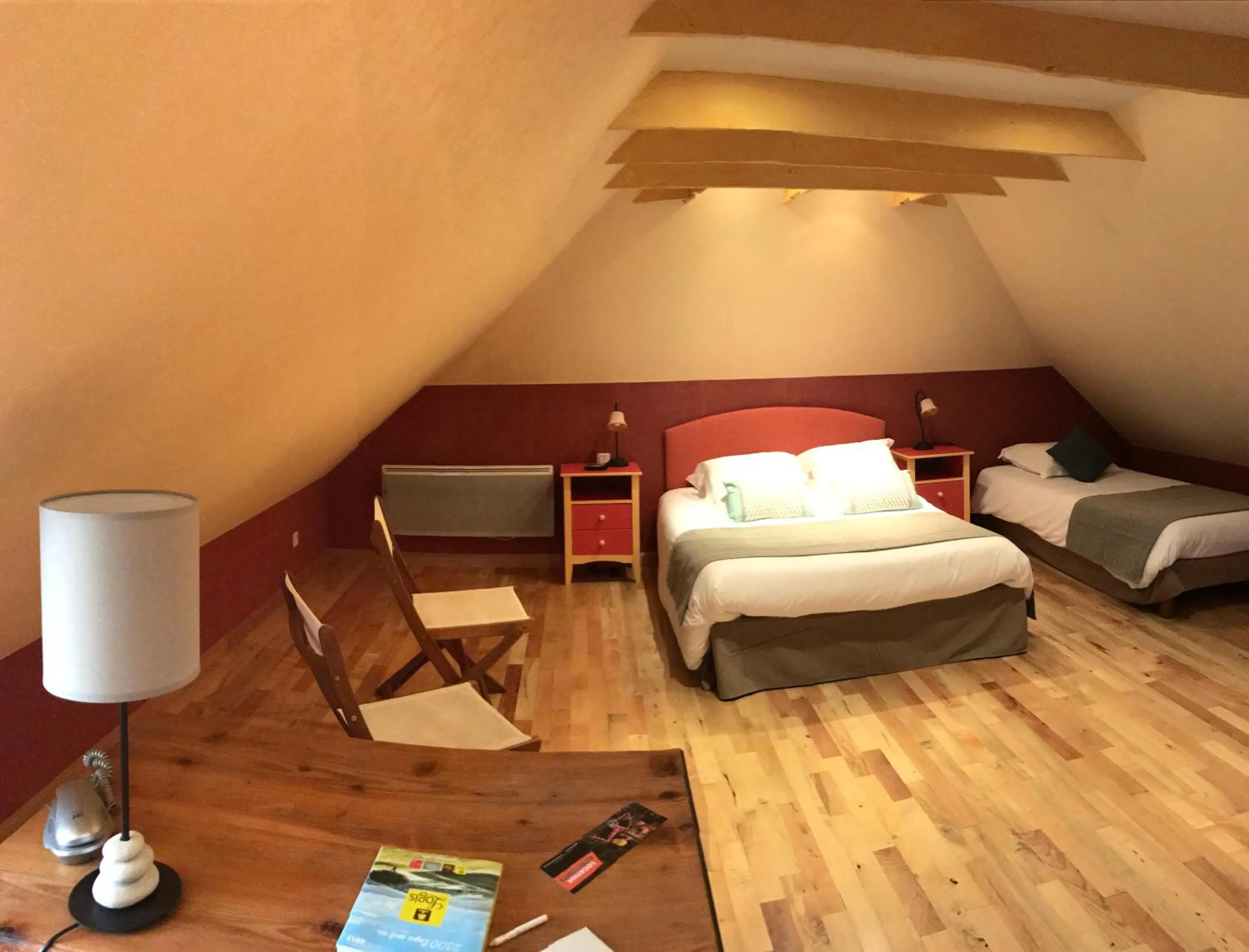 Bed in Hotel Restaurant SPA "Le Relais Des Moines - Logis de France"