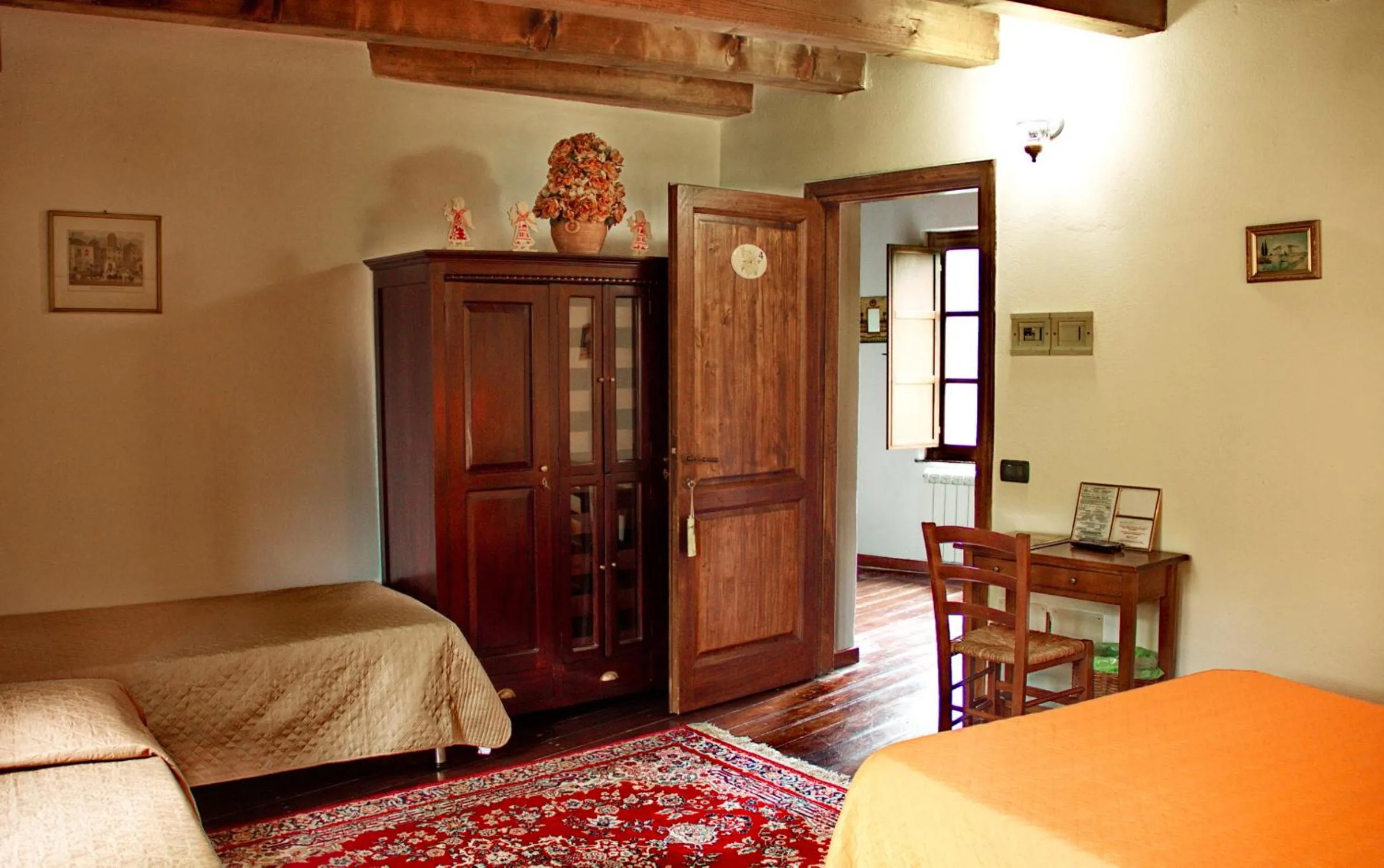 Bed in Le Petit Chateau