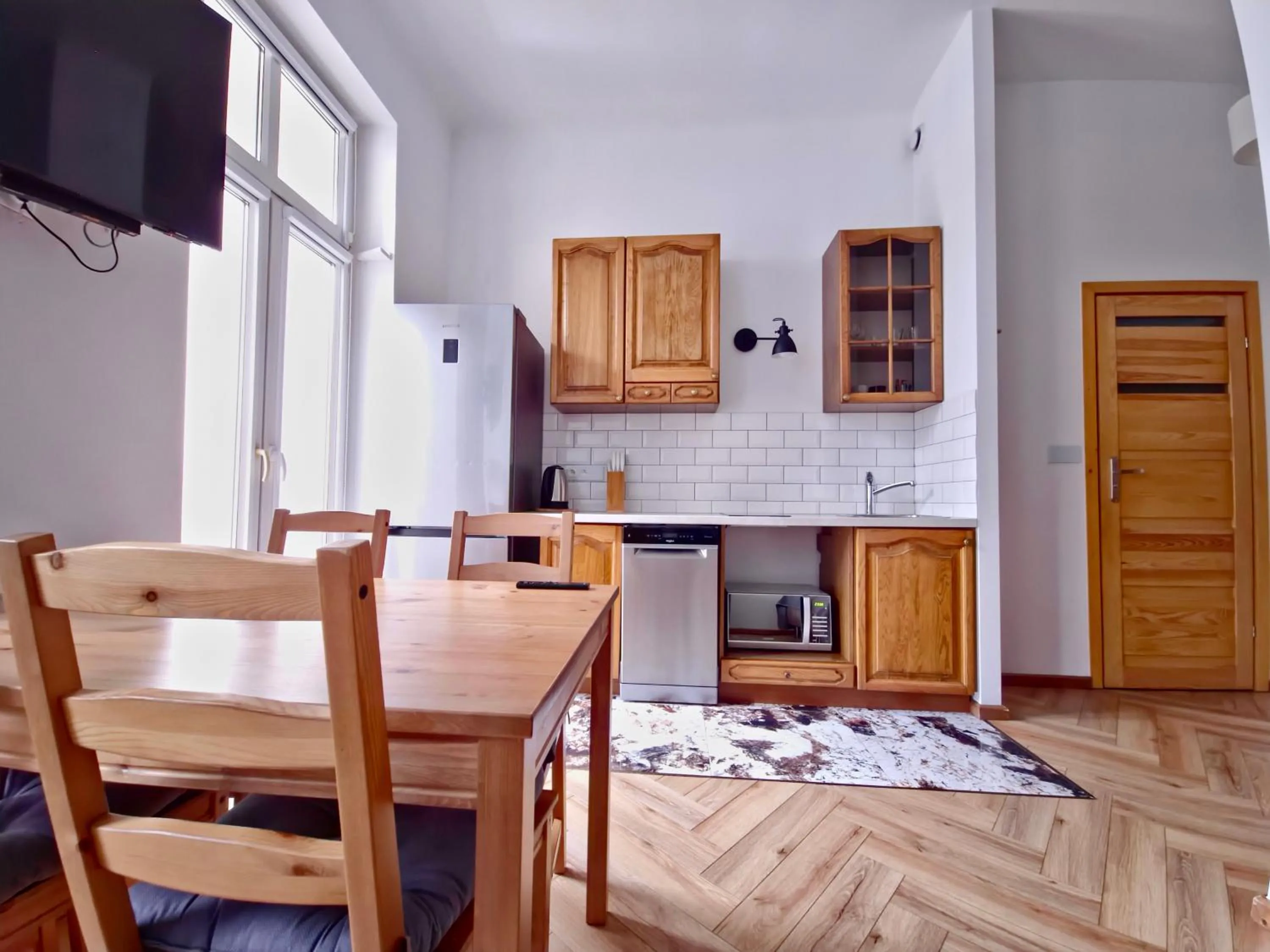 Kitchen or kitchenette in Apartamenty Velvet