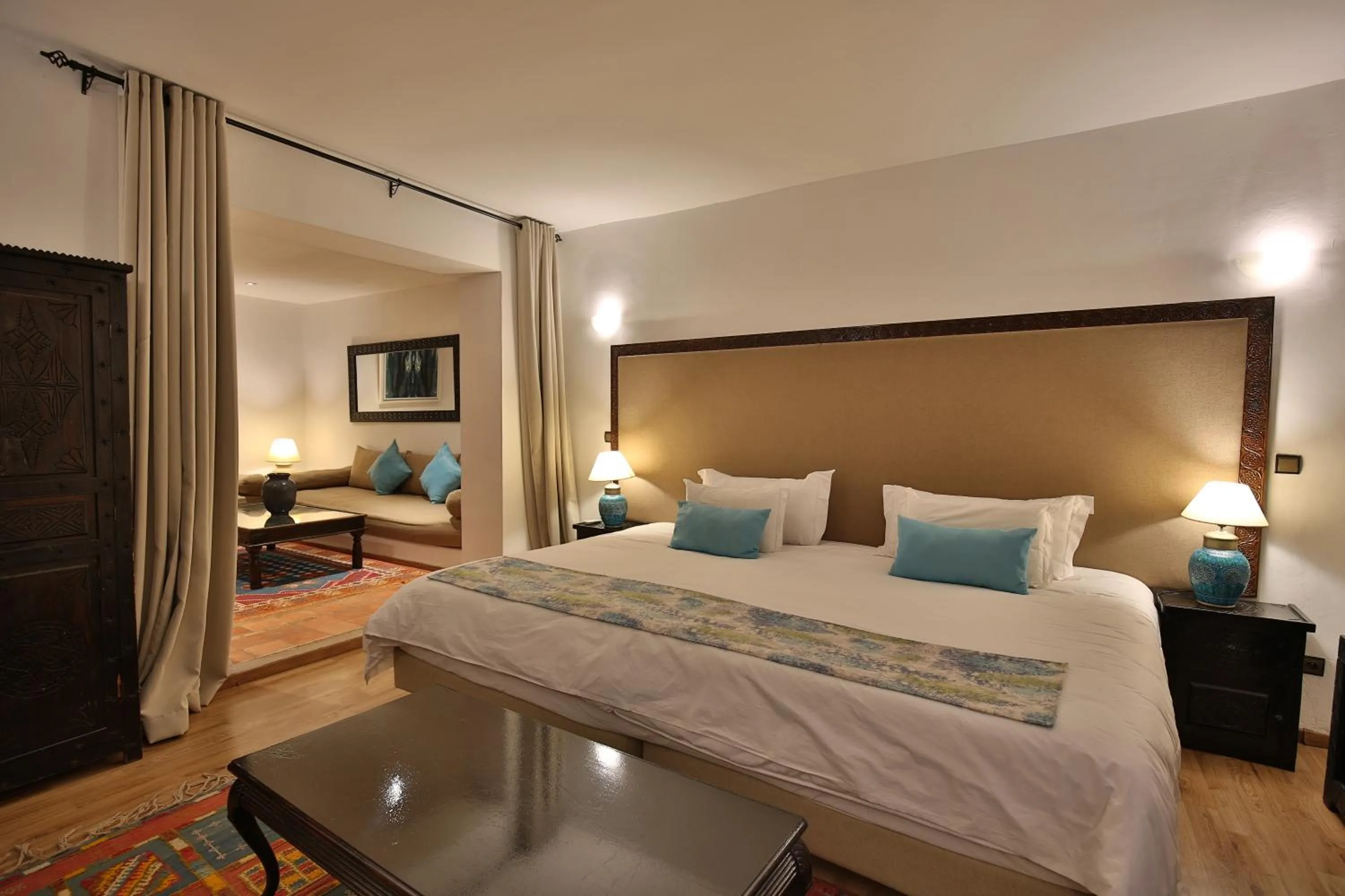 Bed in Ksar Shama - Atlas Mountain Escape