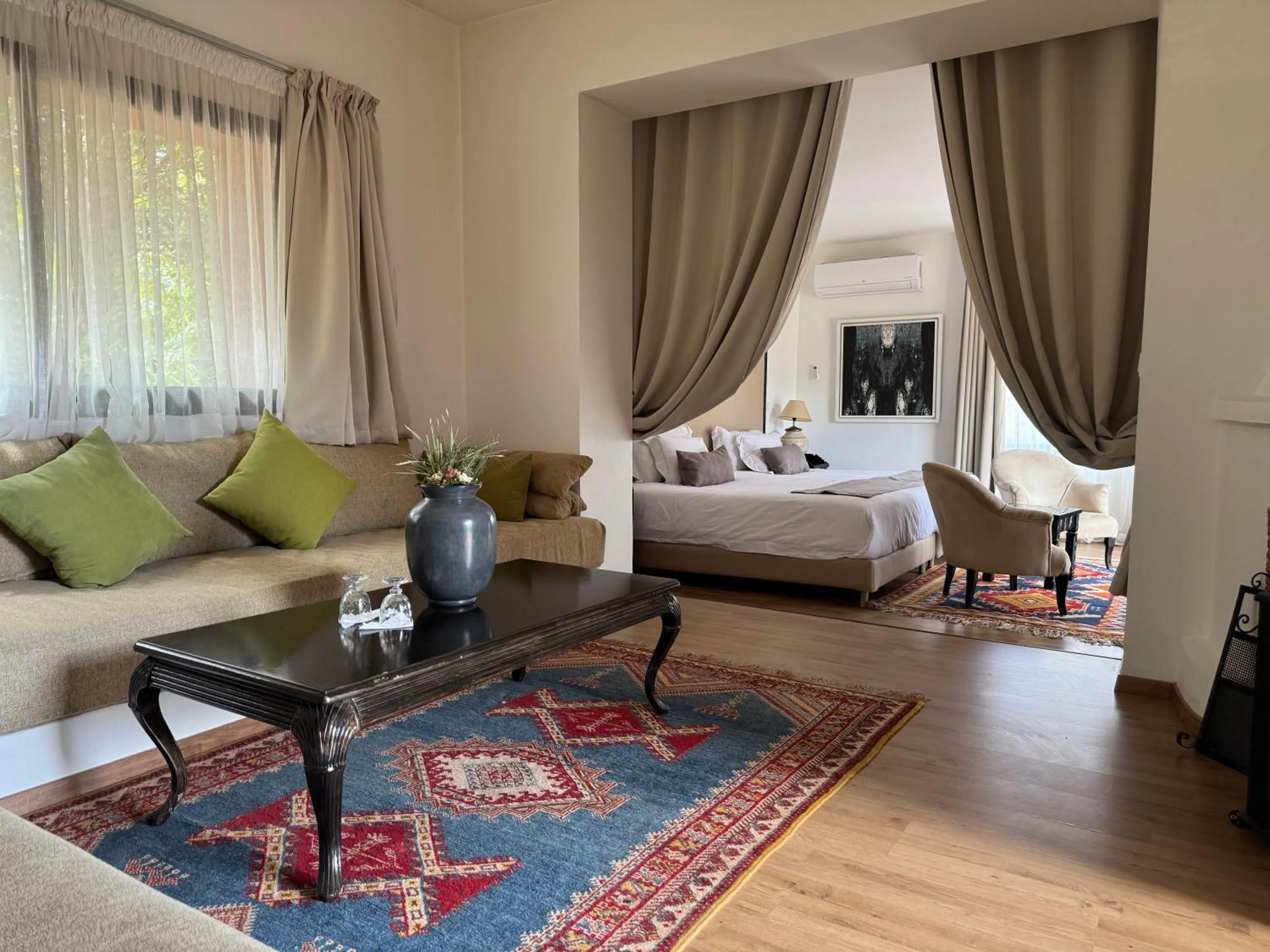 Bed in Ksar Shama - Atlas Mountain Escape