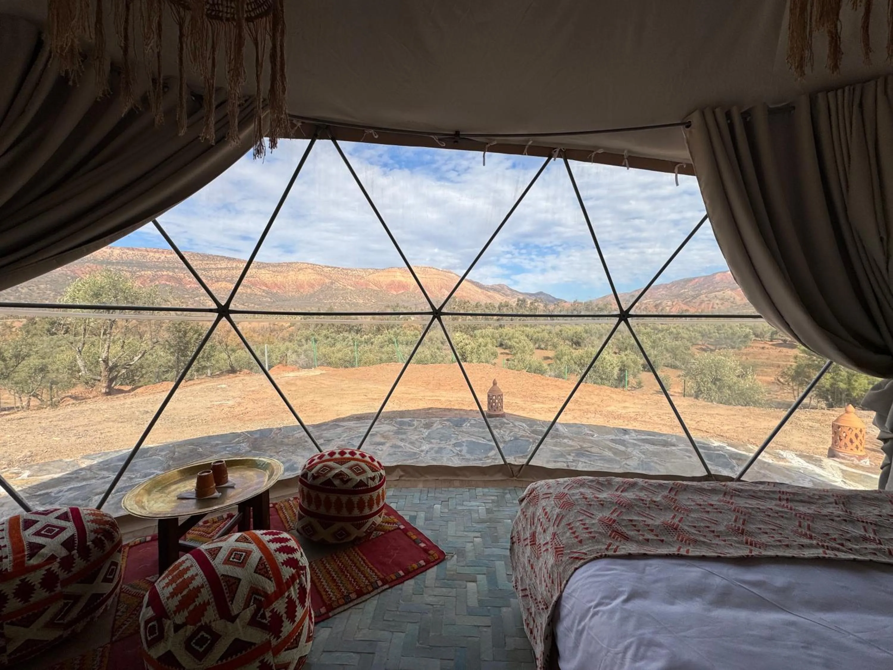 Bed in Ksar Shama - Atlas Mountain Retreat