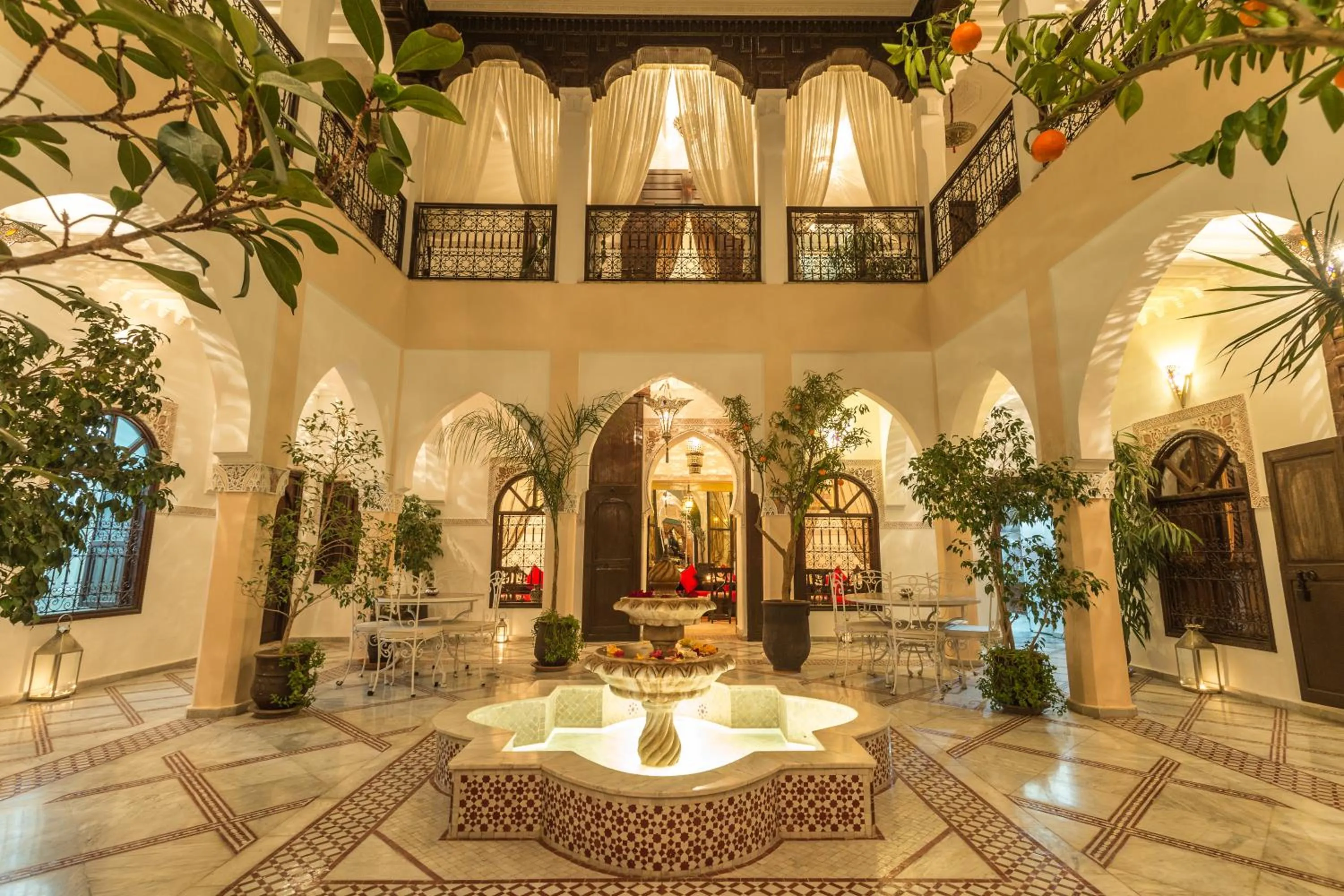 Patio in Riad Nasreen