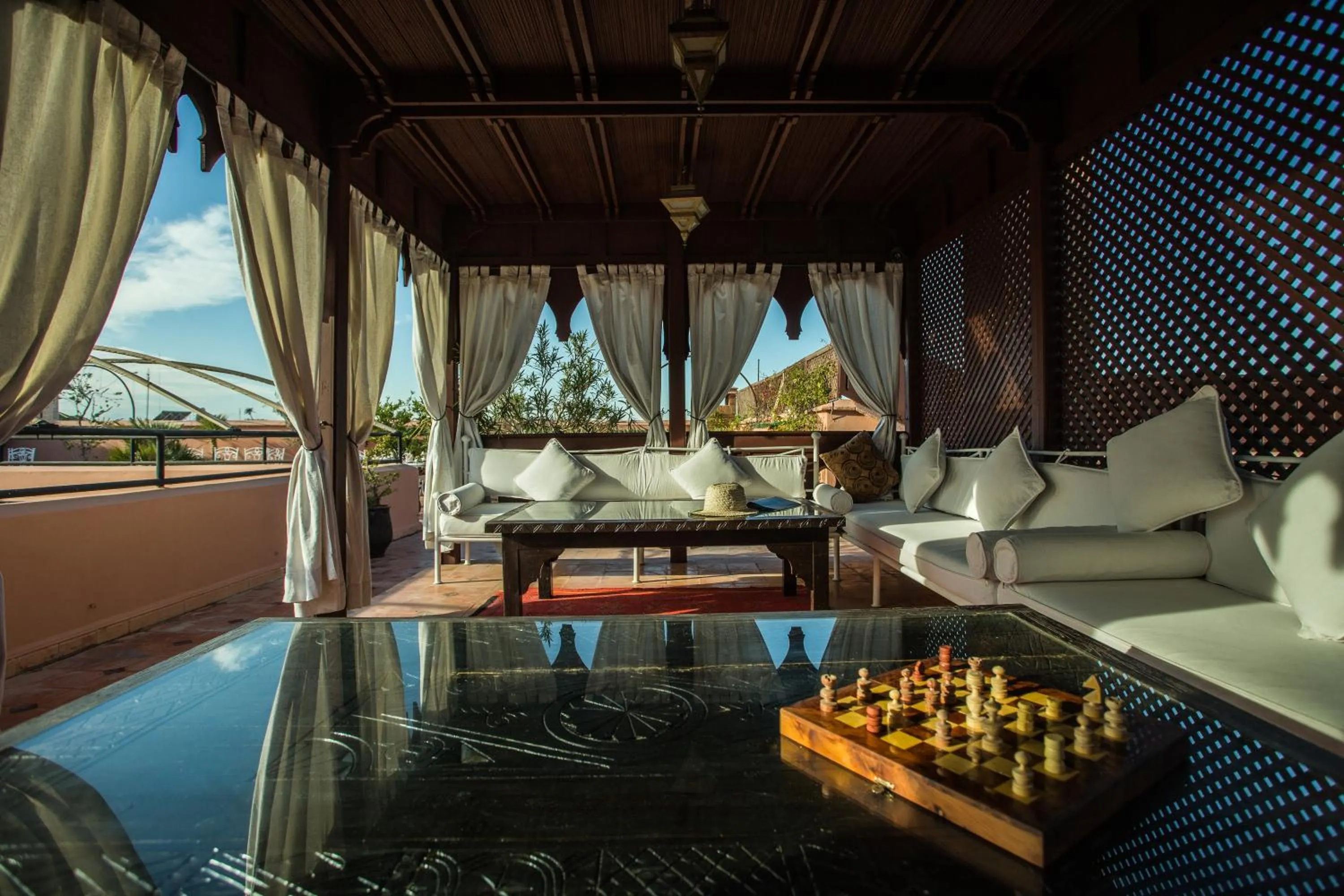 Balcony/Terrace in Riad Nasreen