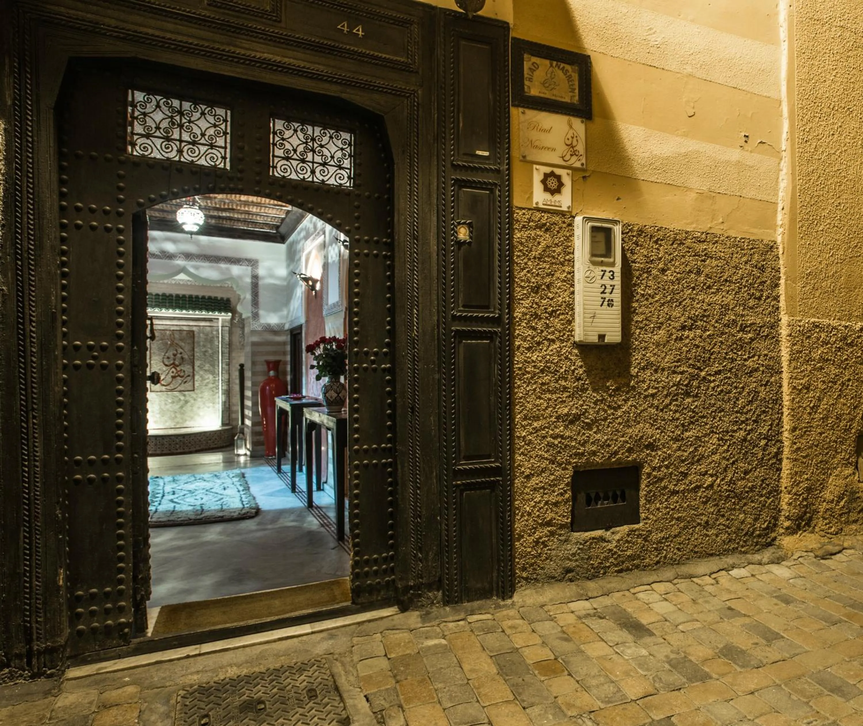 Facade/entrance in Riad Nasreen