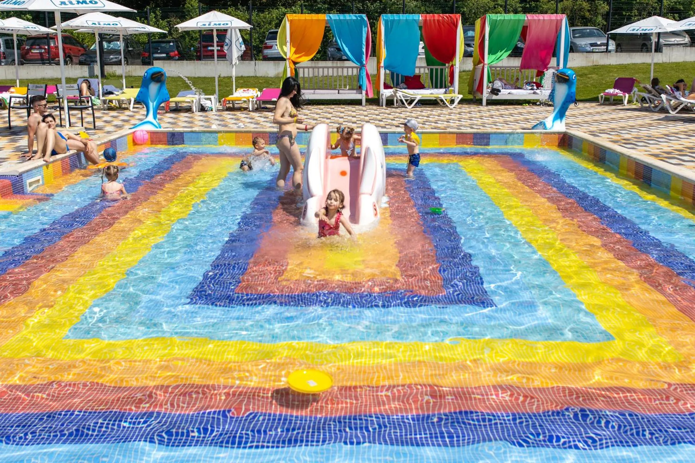 Swimming pool in Drevny Grad Park-hotel