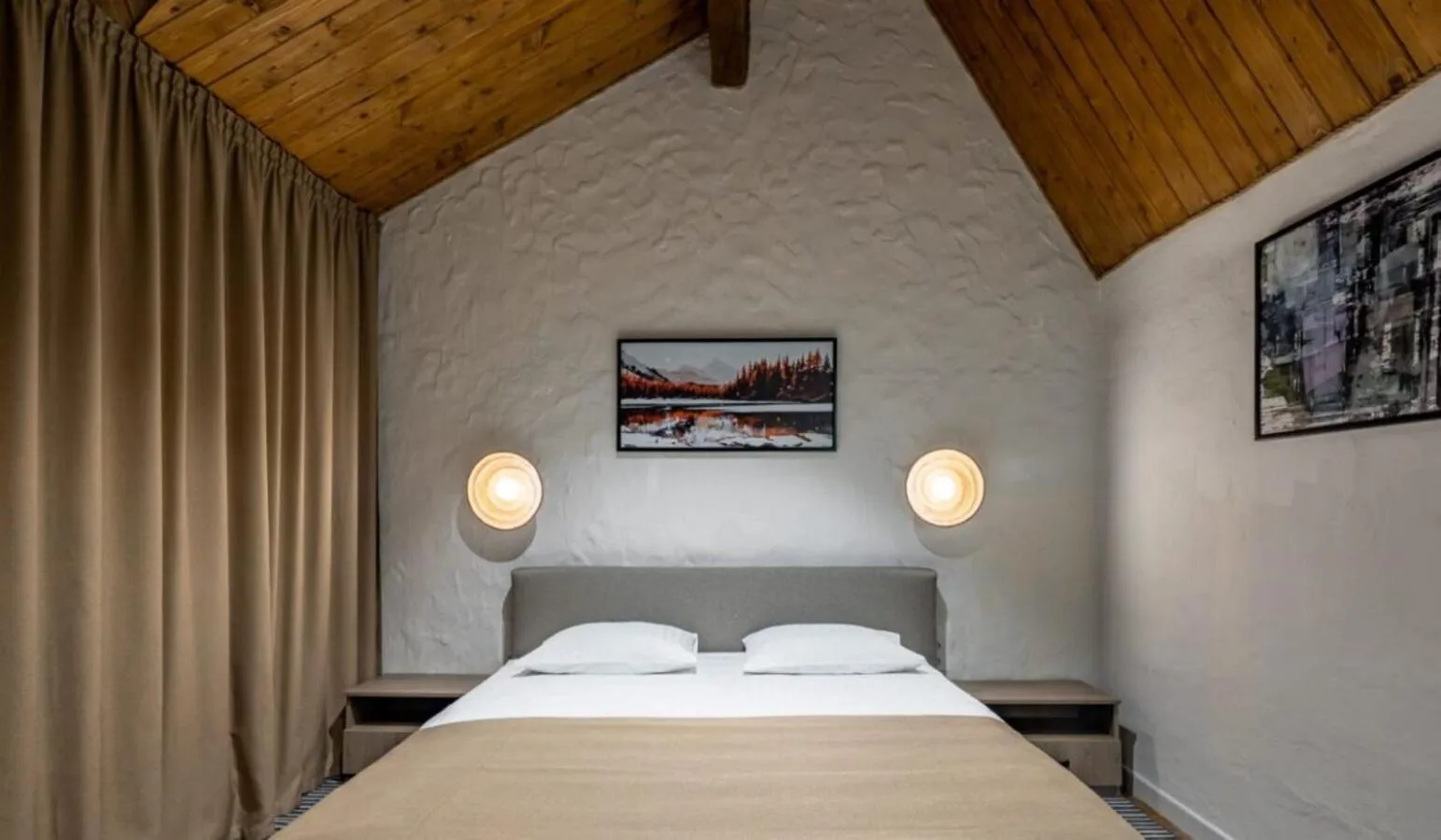 Bed in Drevny Grad Park-hotel