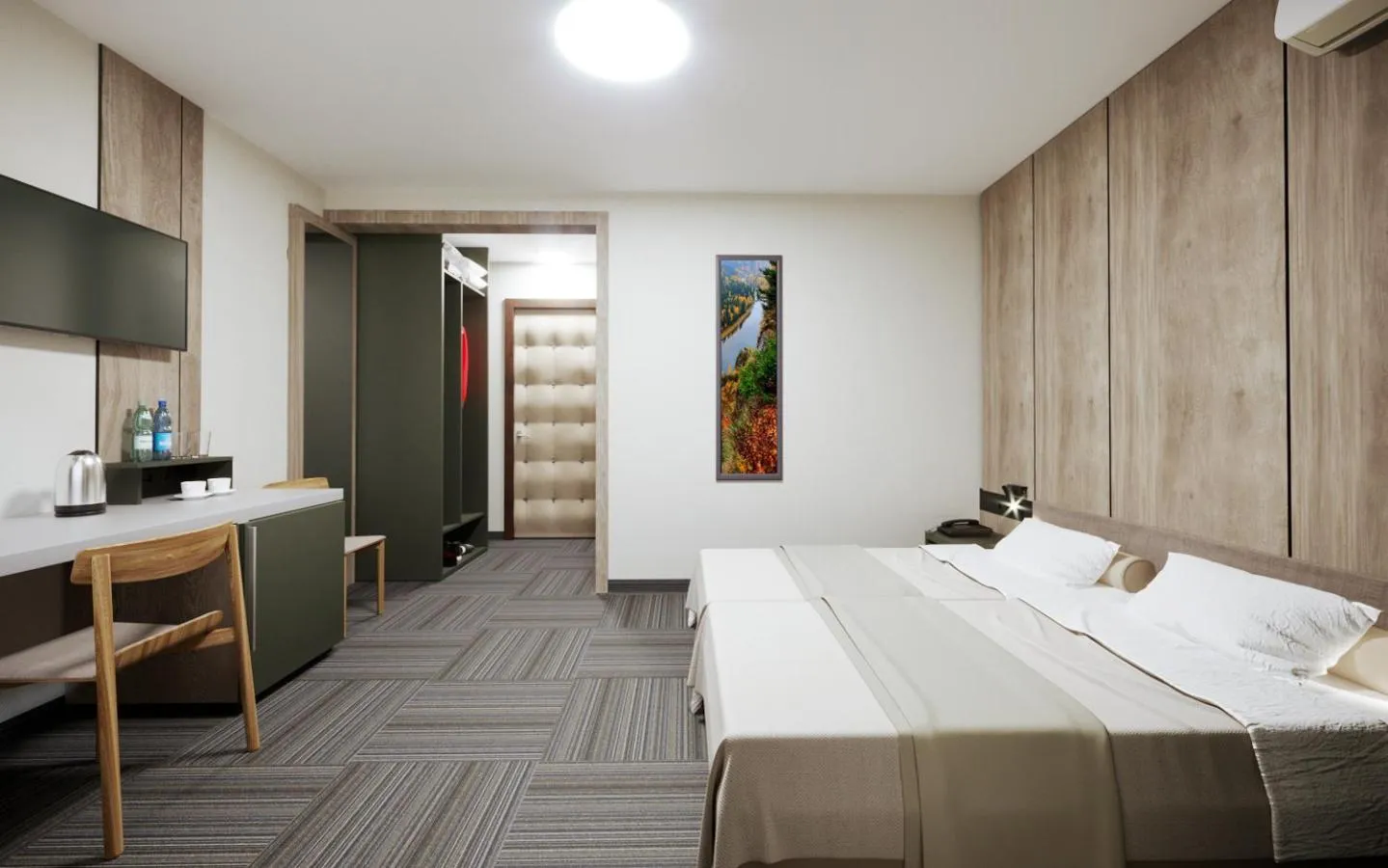 Bed in Drevny Grad Park-hotel