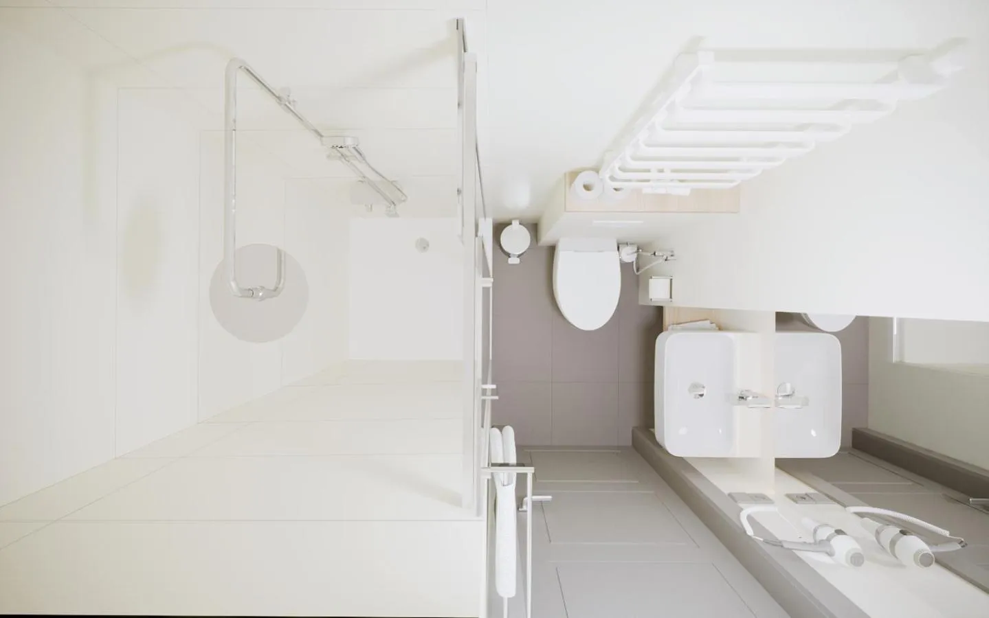 Shower in Drevny Grad Park-hotel