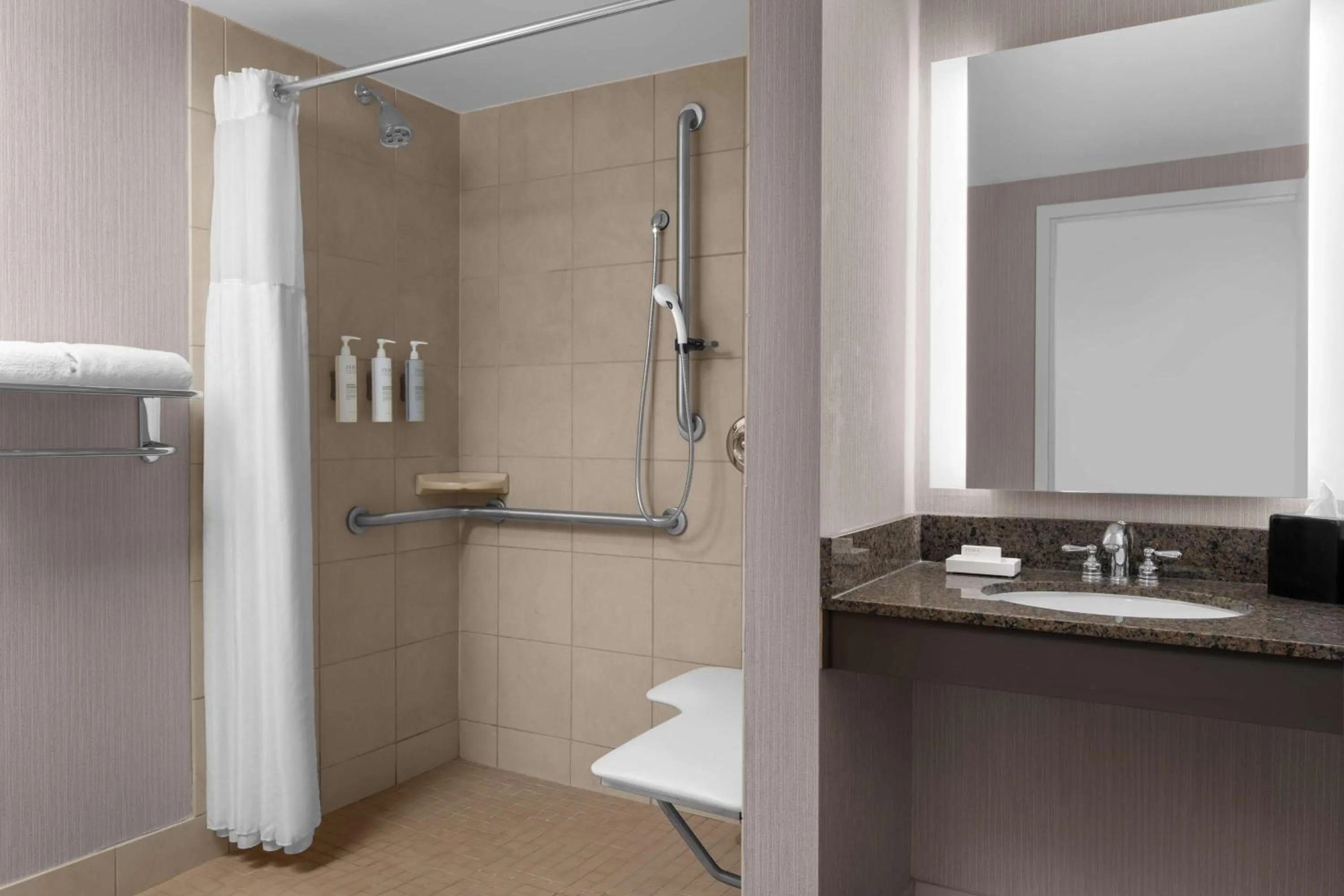 Bathroom in Hilton Garden Inn Bethesda Downtown