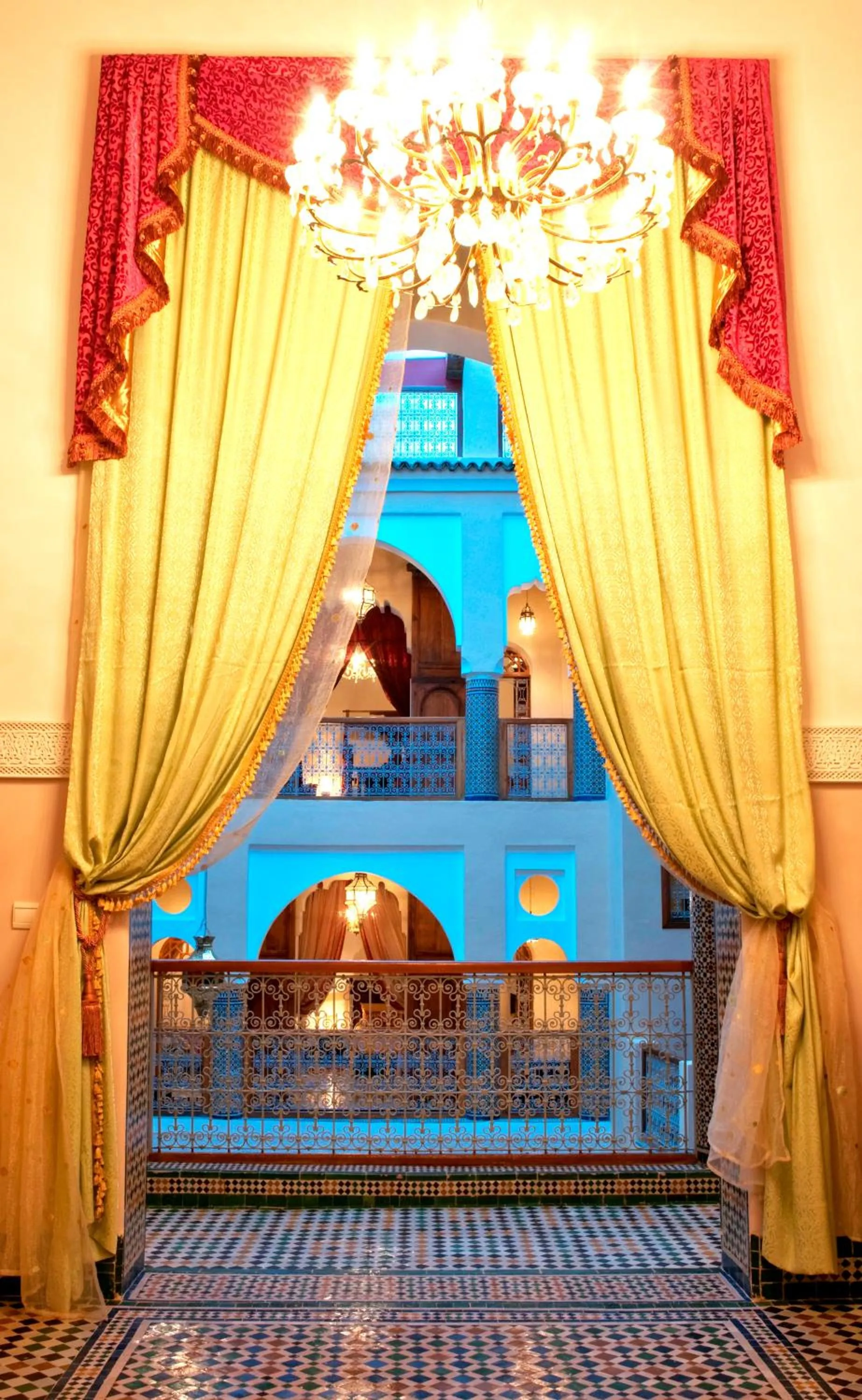 Decorative detail in Riad-Boutique Borj Dhab Fez