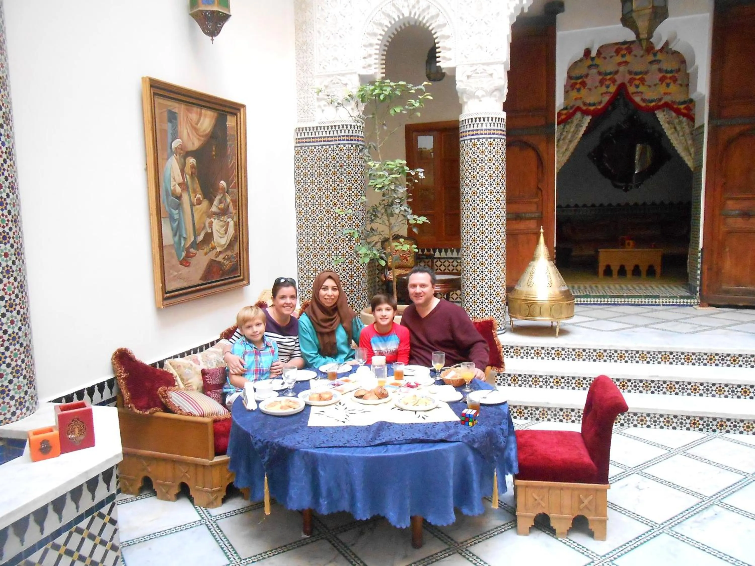 Family in Riad-Boutique Borj Dhab Fez