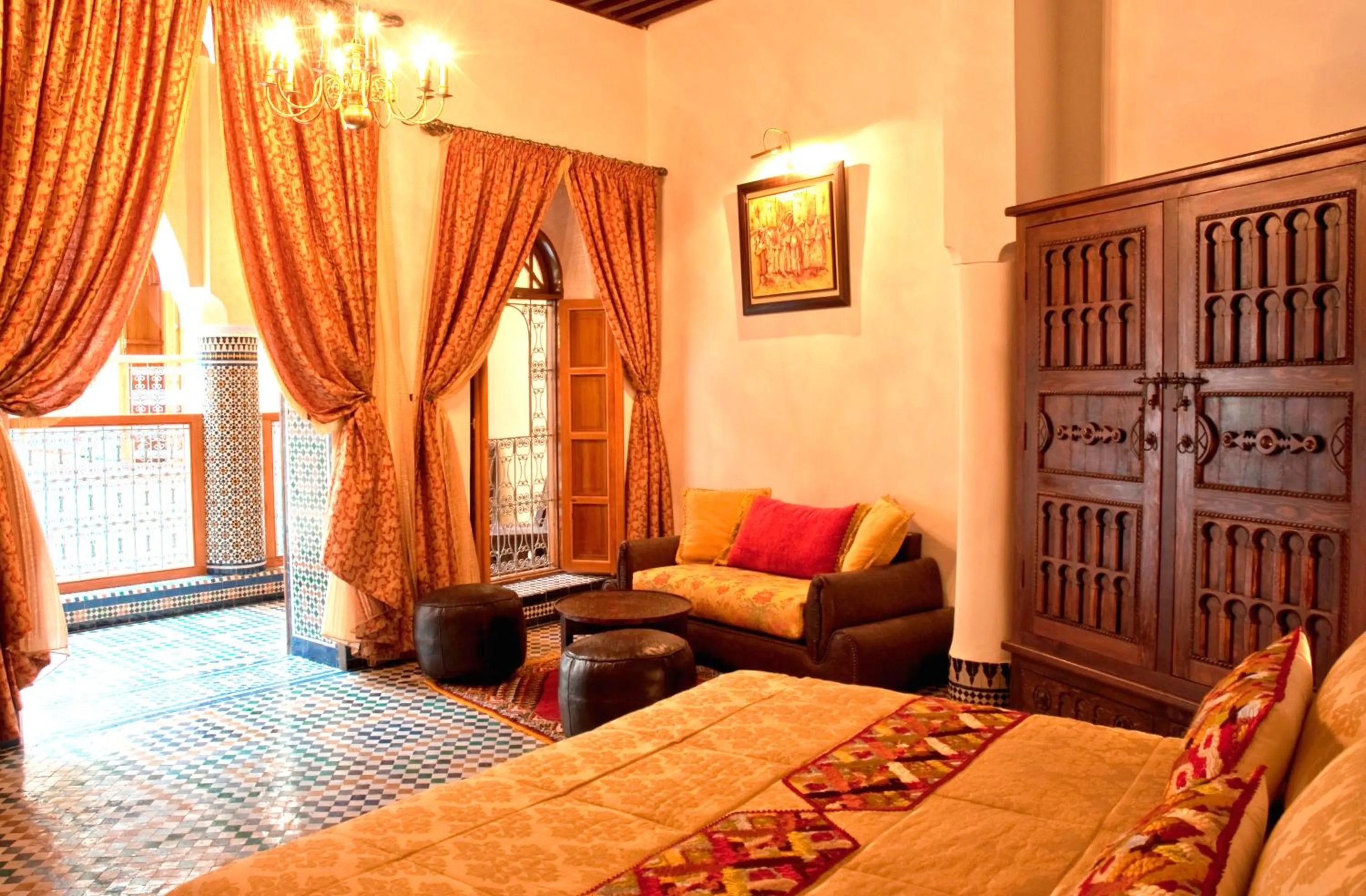 Bedroom, Bed in Riad-Boutique Borj Dhab Fez