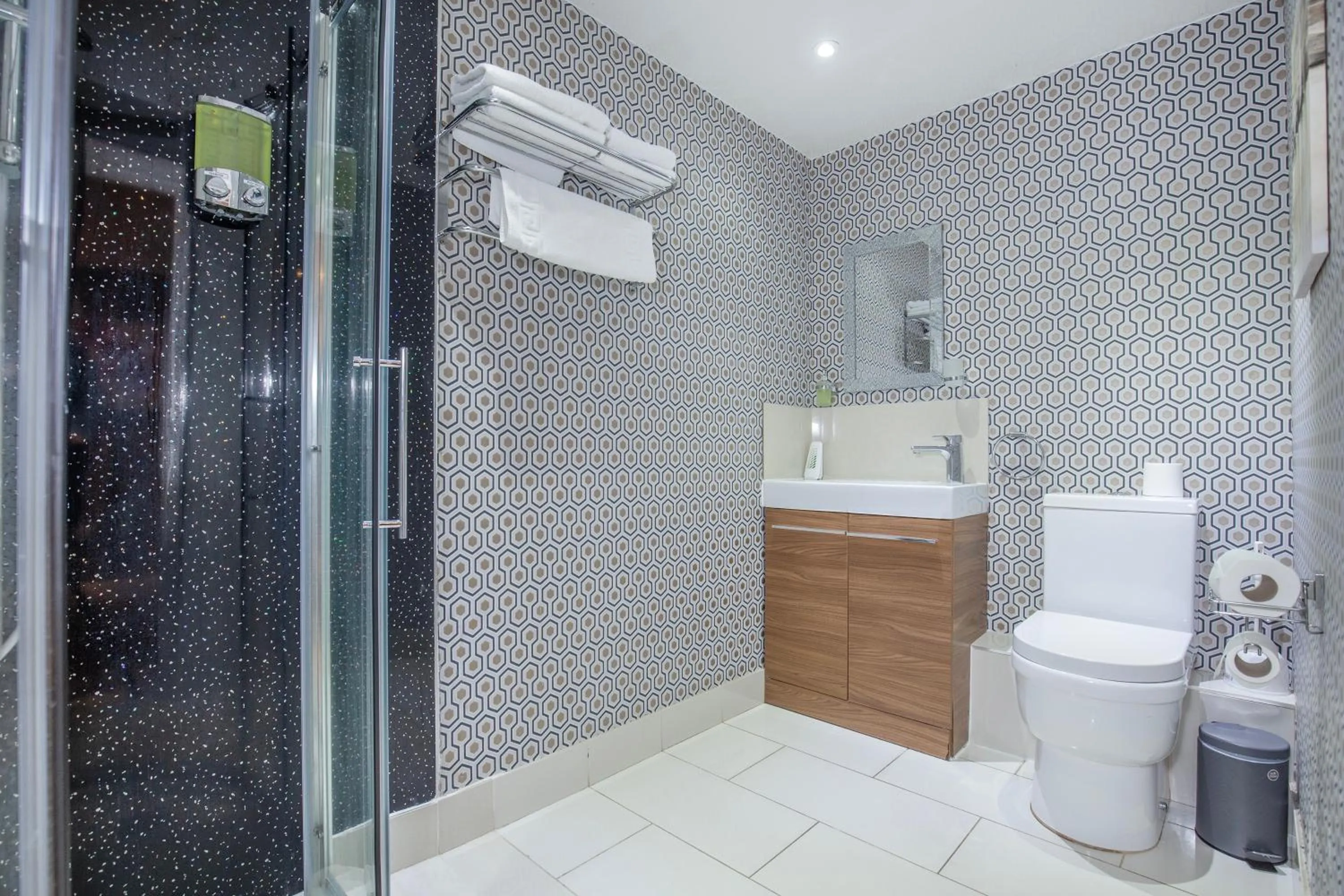 Shower in Marlborough Hotel