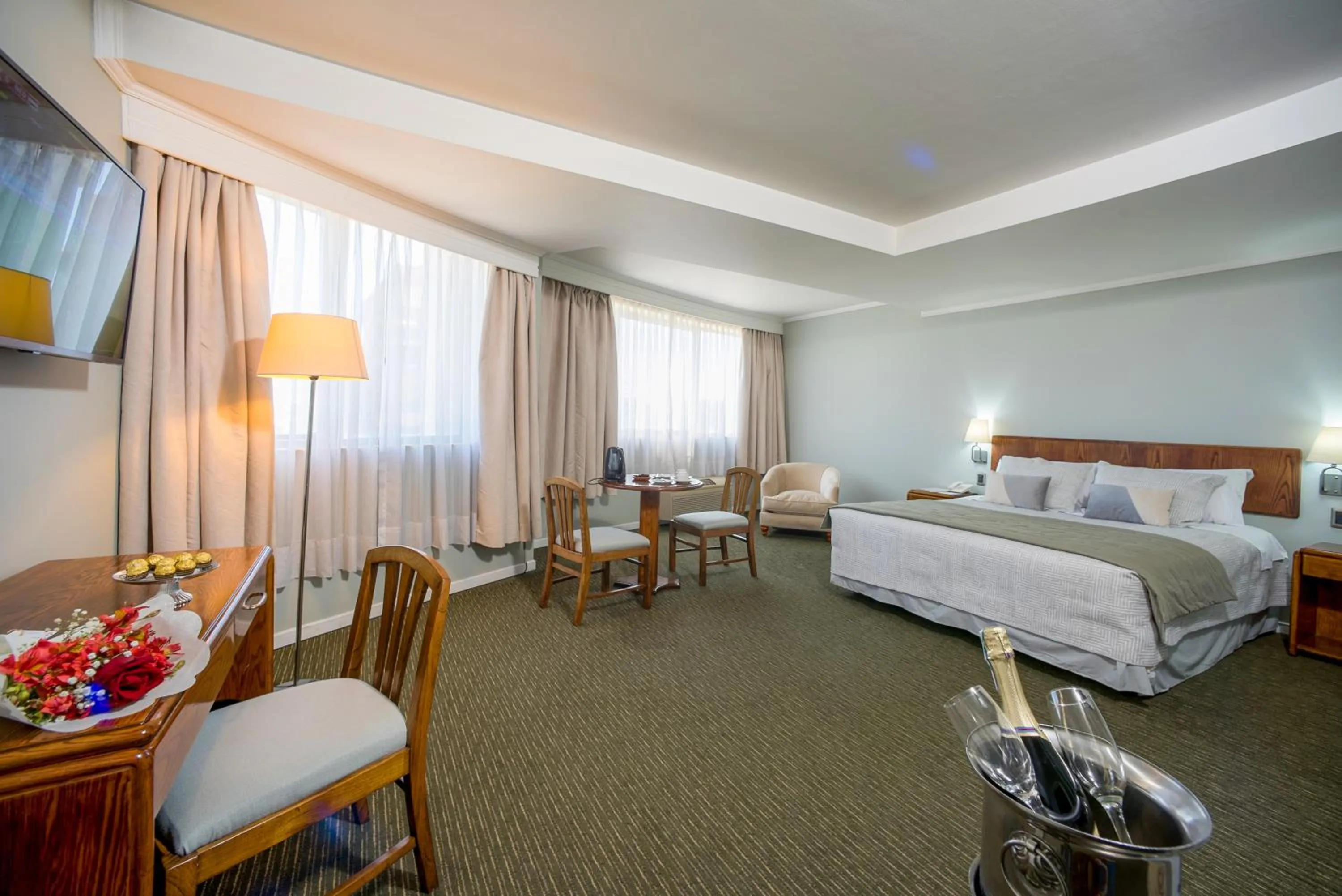 Bed in Hotel Diego de Almagro Concepción