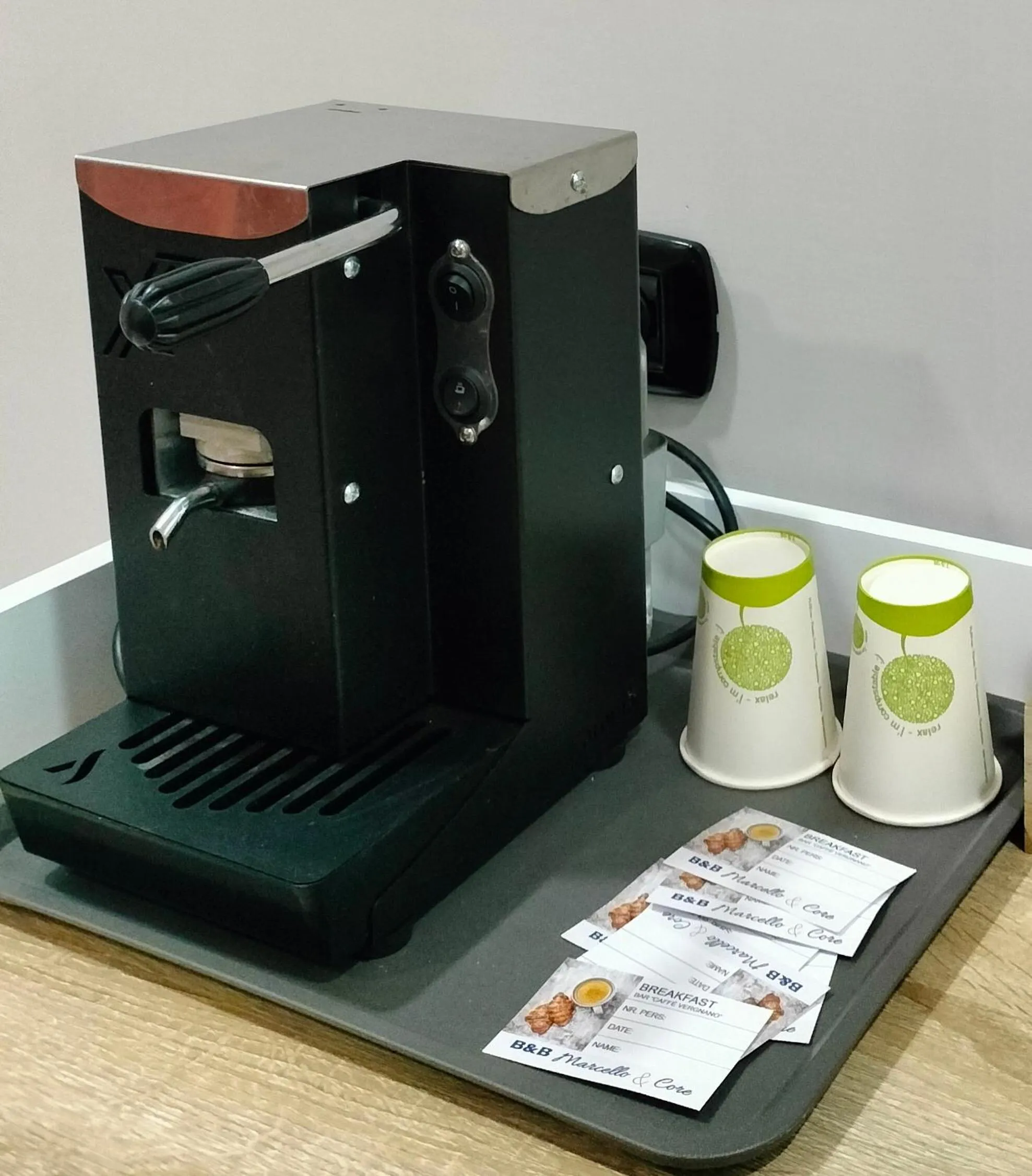 Coffee/tea facilities in B&B Marcello&Core