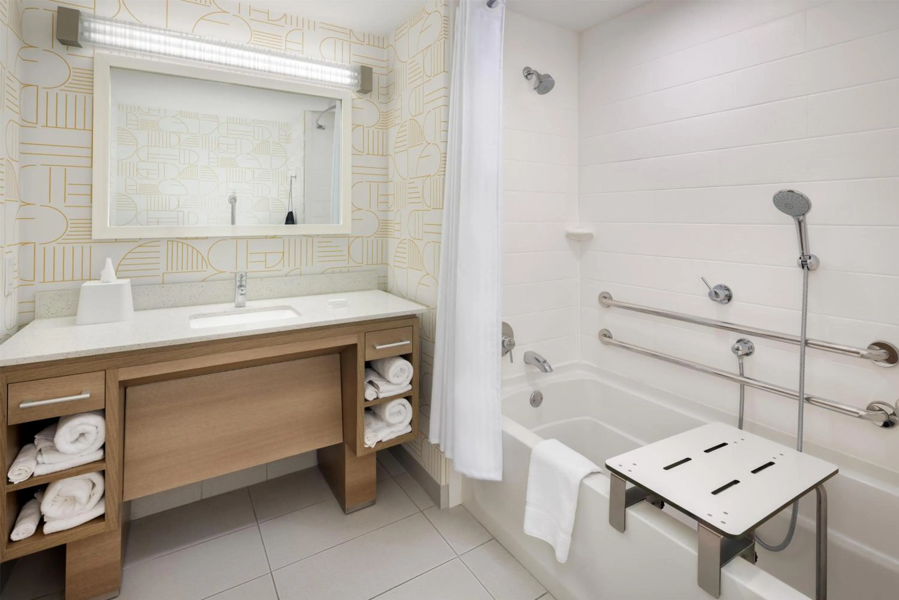 Bathroom in Home 2 Suites By Hilton Jackson