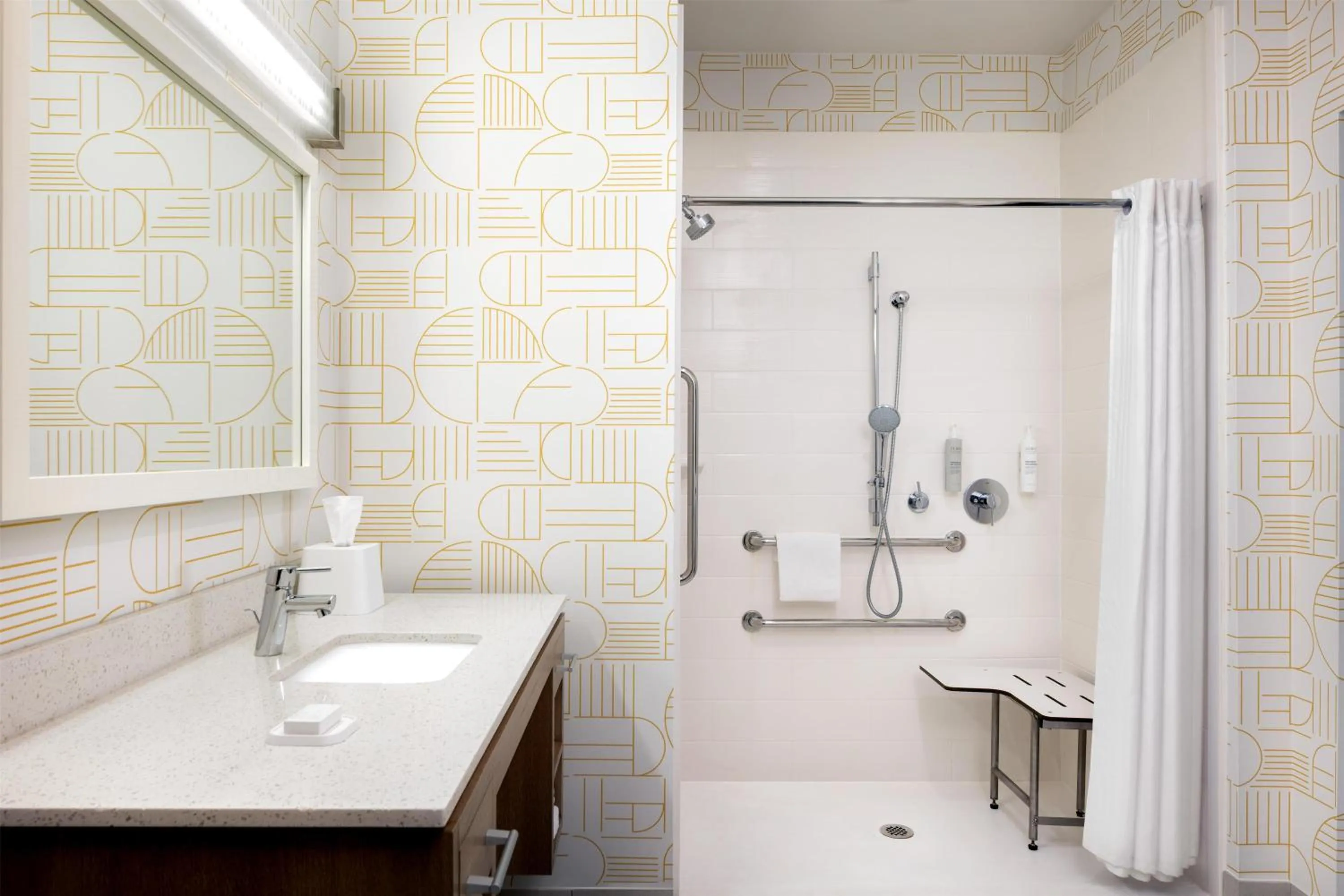 Bathroom in Home 2 Suites By Hilton Jackson