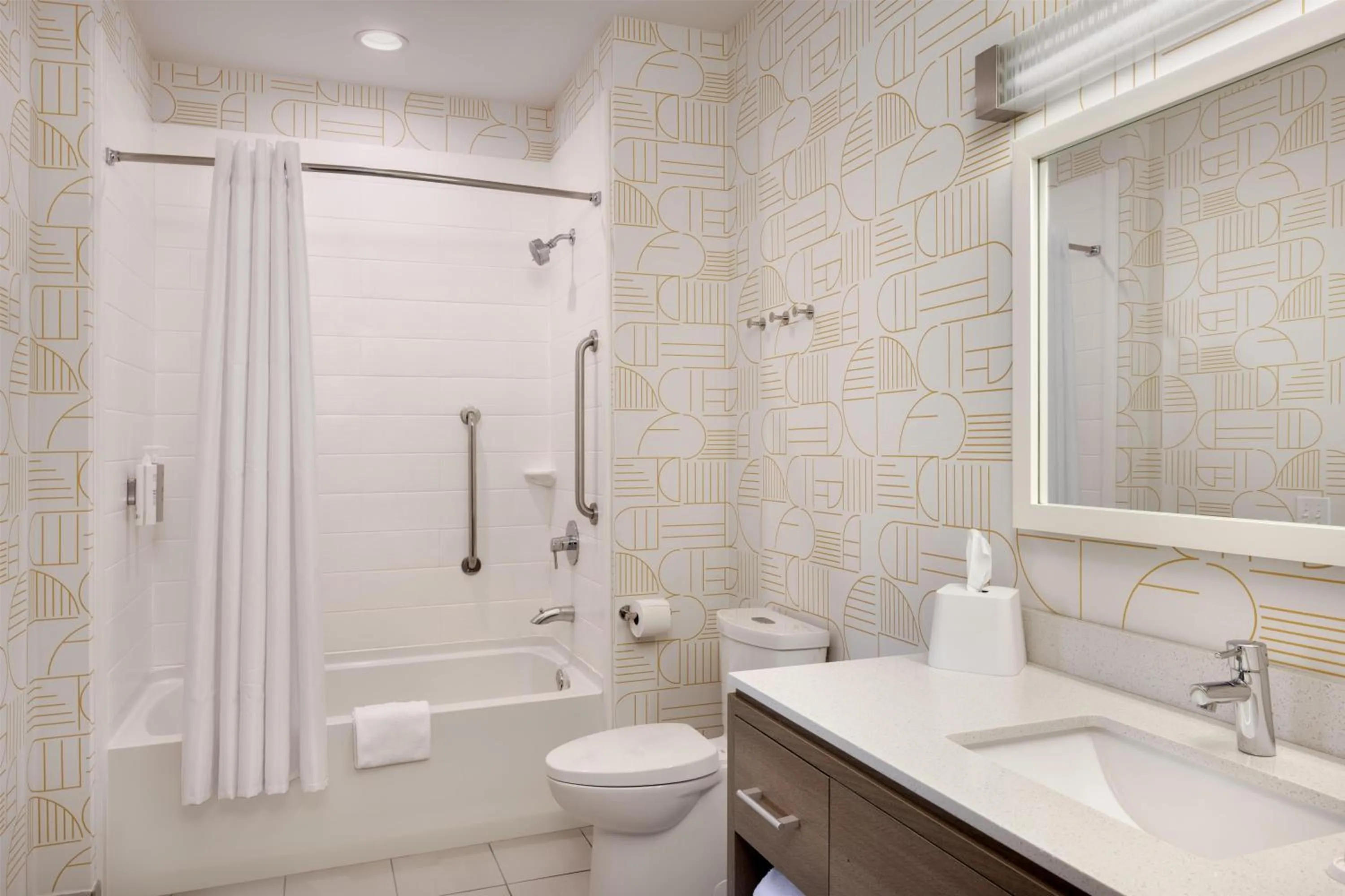 Bathroom in Home 2 Suites By Hilton Jackson