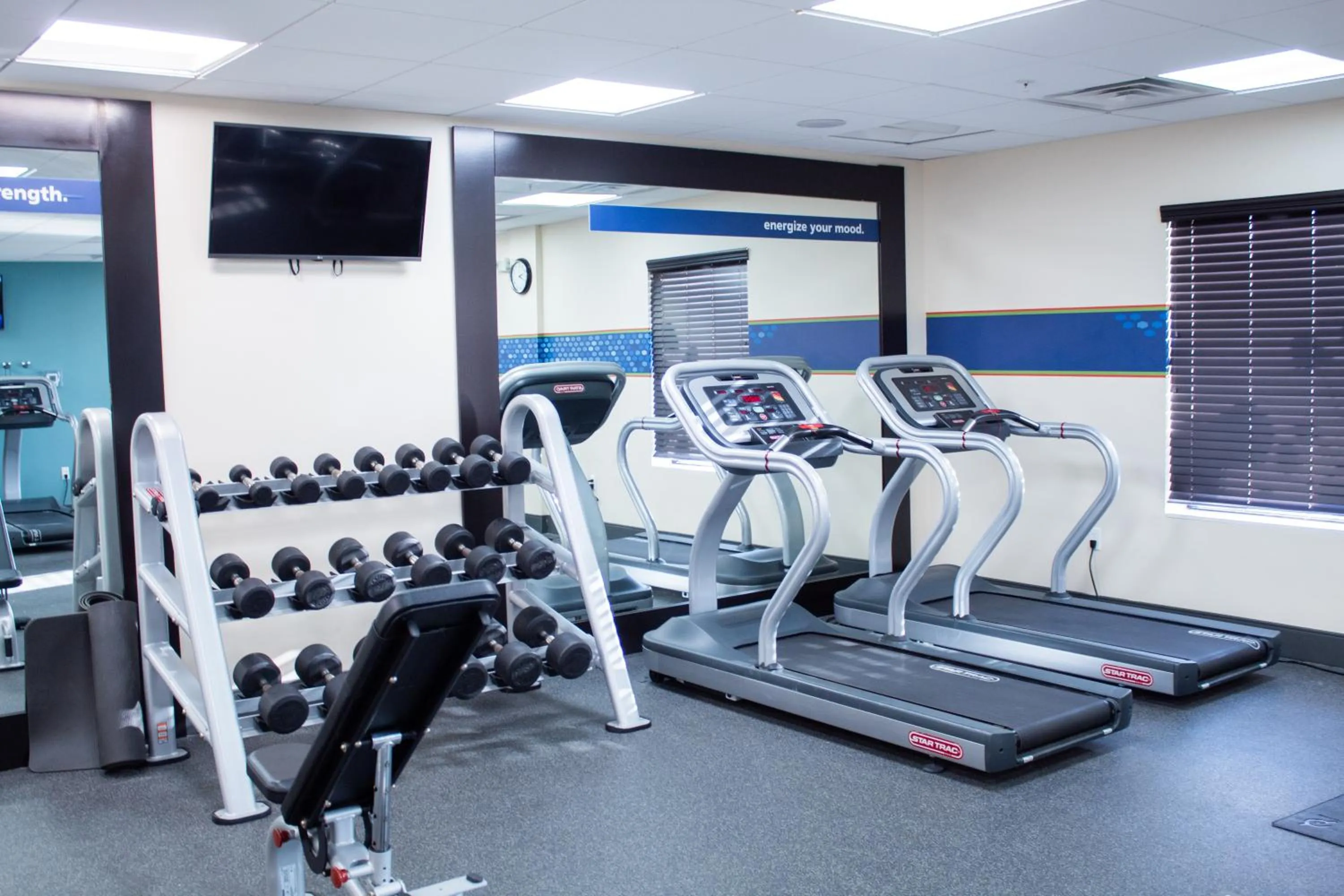 Fitness centre/facilities in Hampton Inn & Suites Big Rapids, Mi