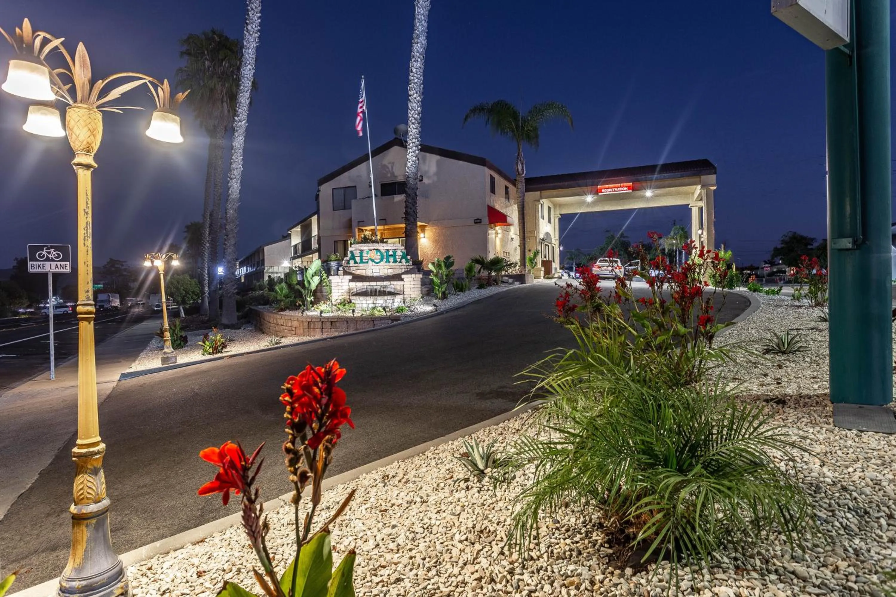 Property building in Aloha Inn