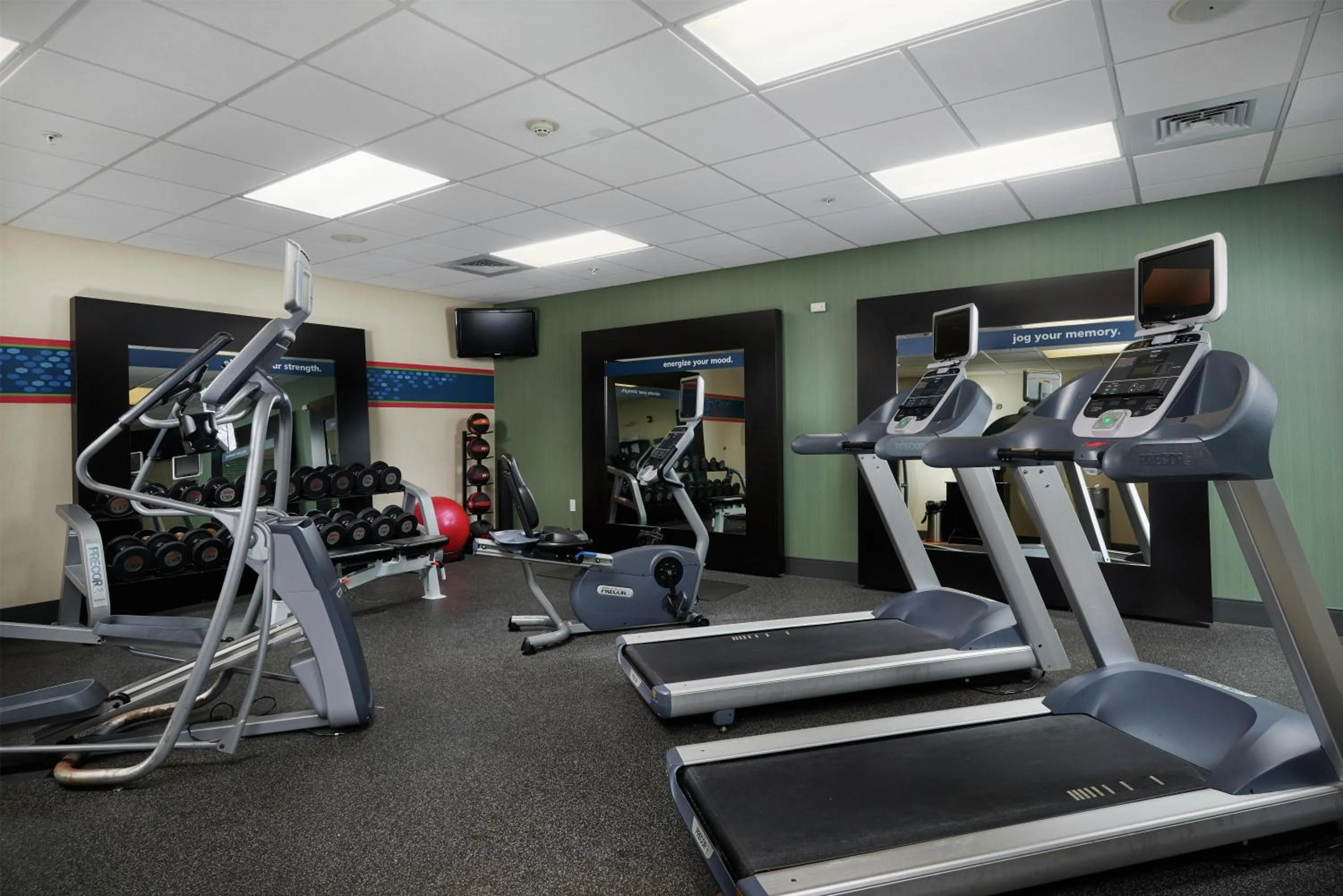 Fitness centre/facilities in Hampton Inn Bermuda Run / Advance