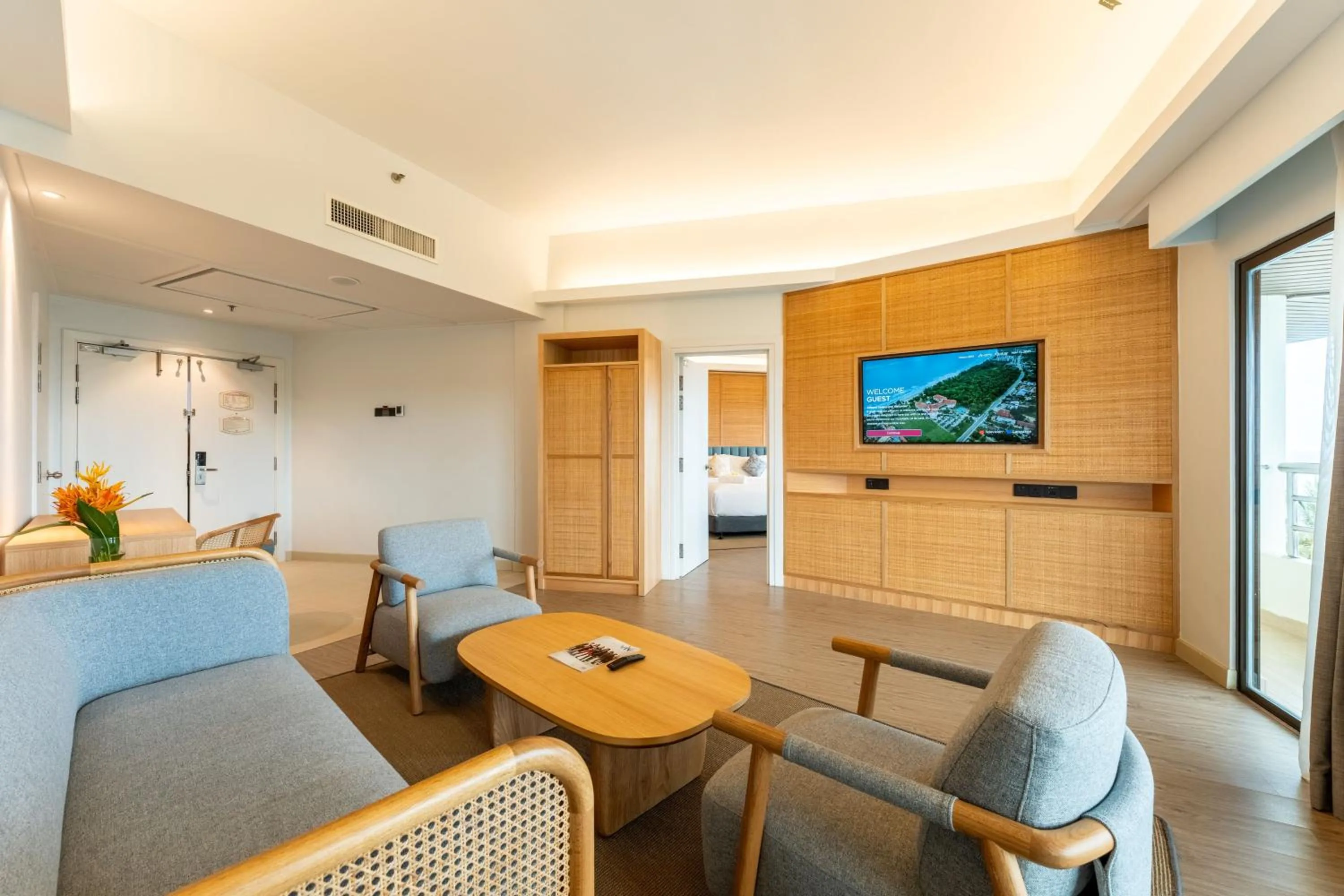 Living room in Swiss-Grand Beach Resort Kuantan