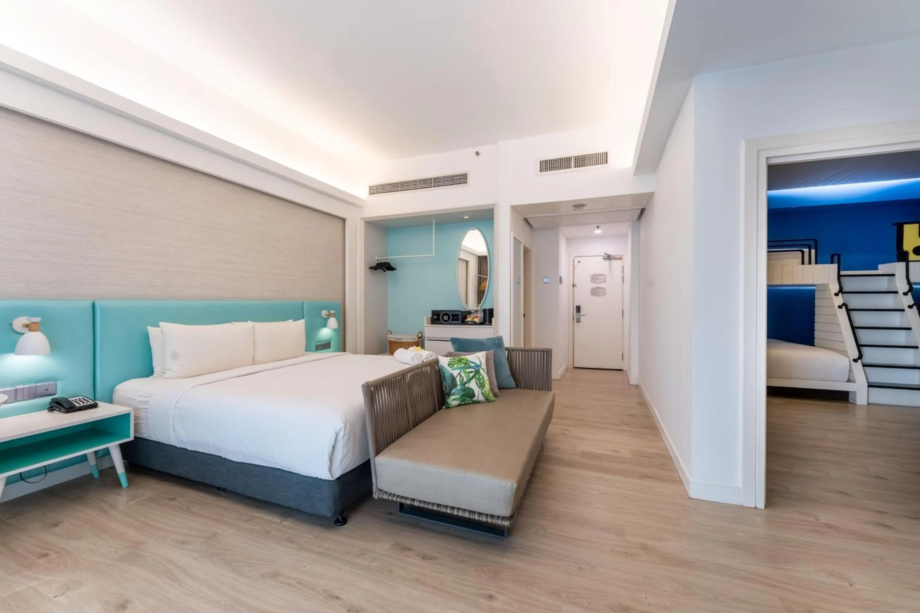 Bed in Swiss-Grand Beach Resort Kuantan