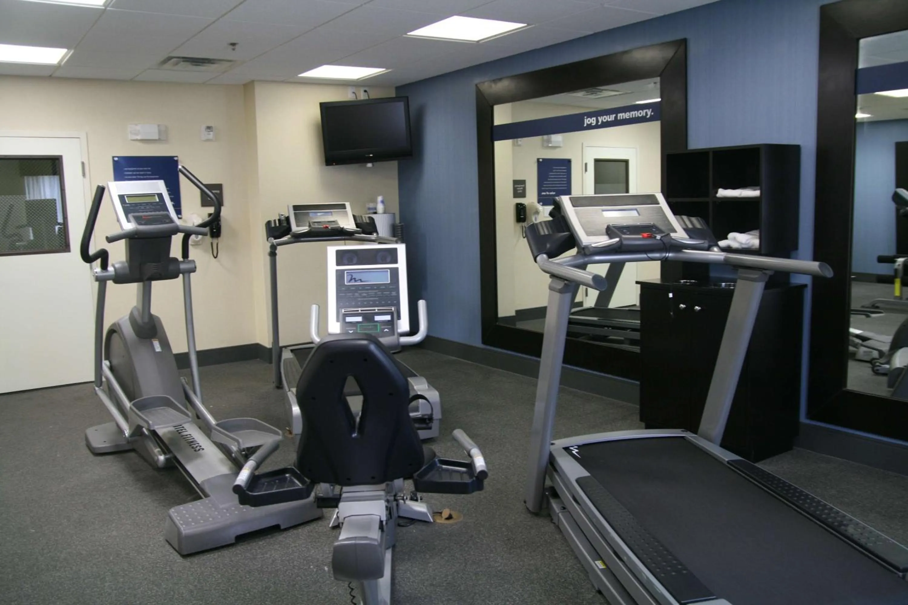 Fitness centre/facilities in Hampton Inn Kilgore