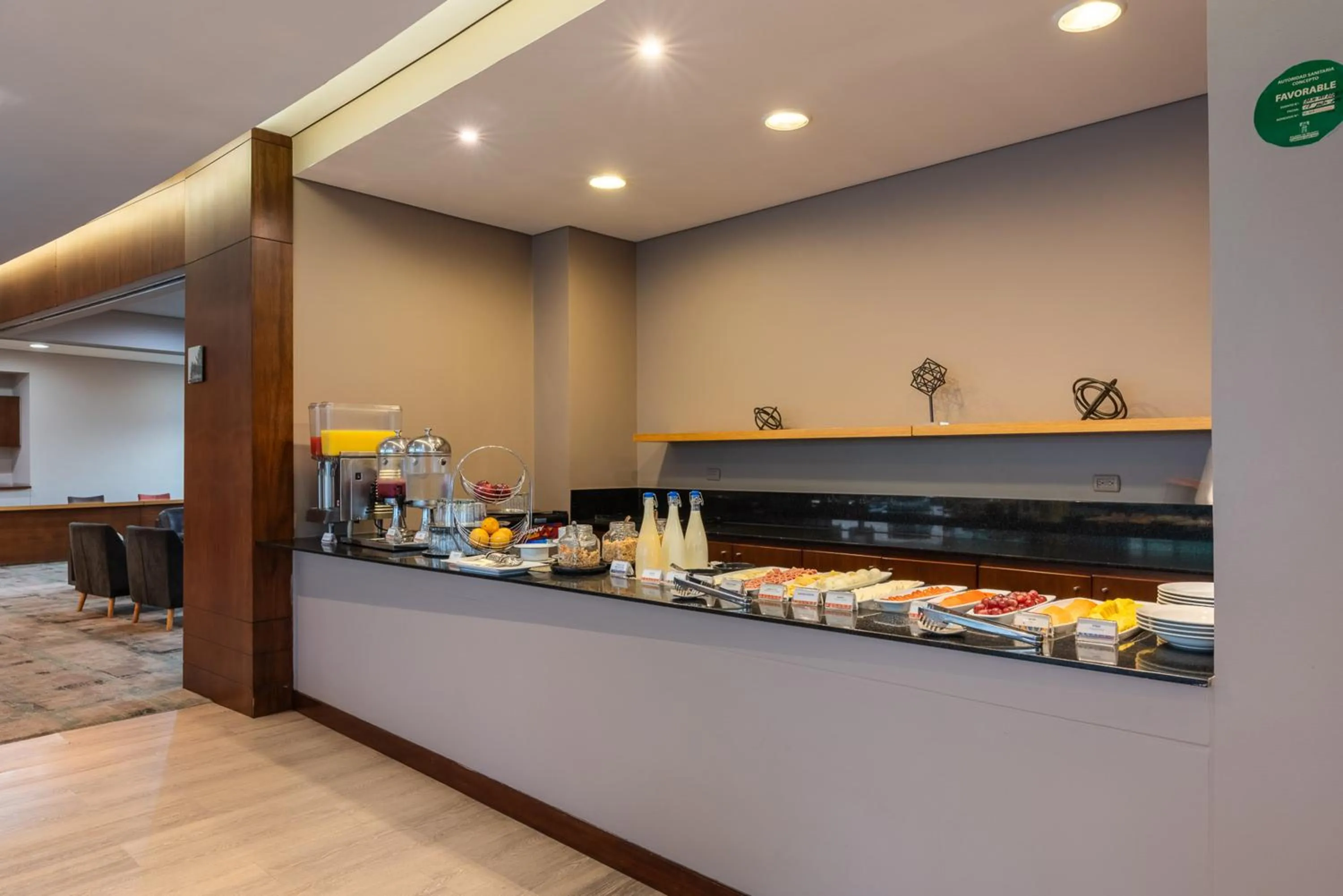 Buffet breakfast in Estelar Apartamentos Medellin