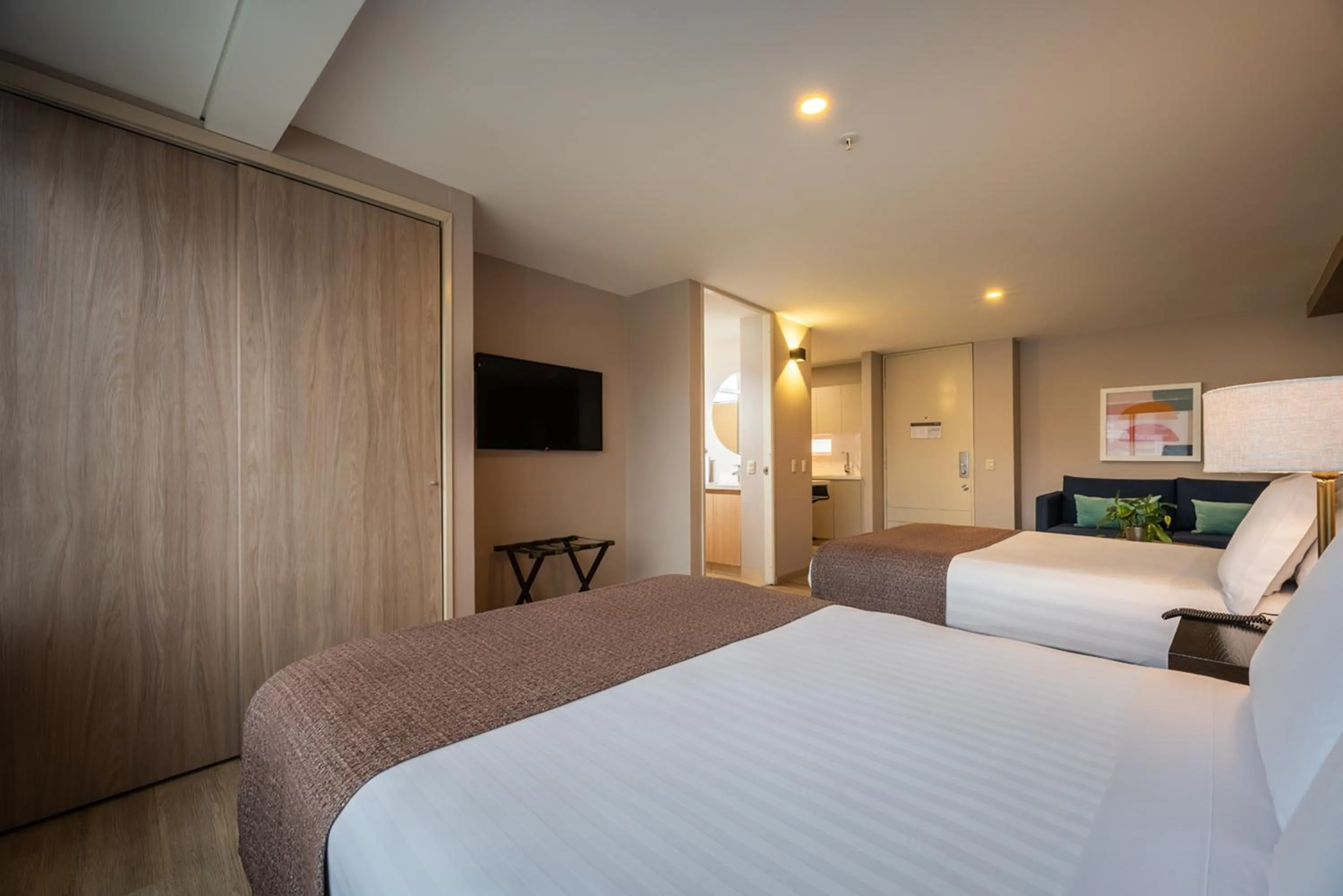 Bed in Estelar Apartamentos Medellin