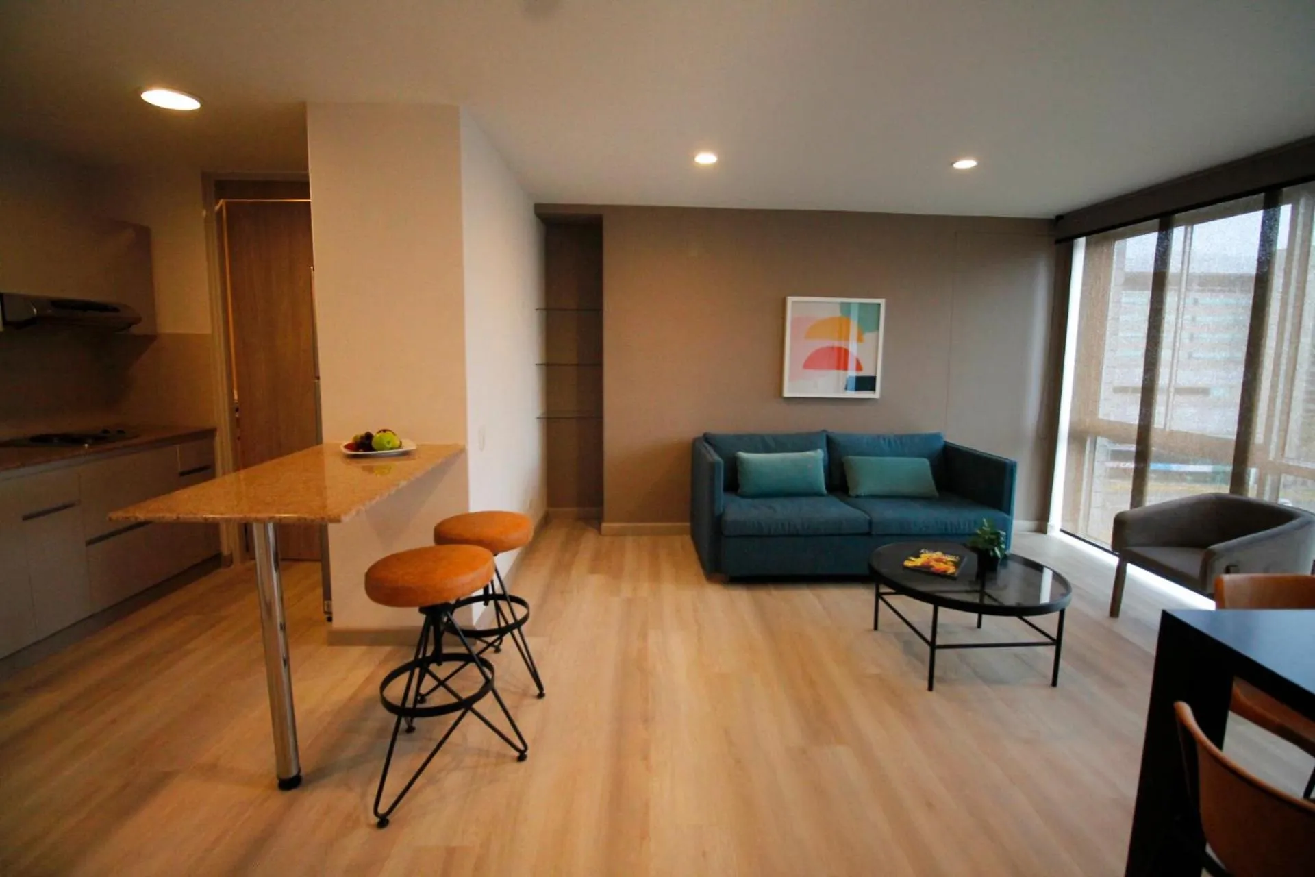 Living room in Estelar Apartamentos Medellin