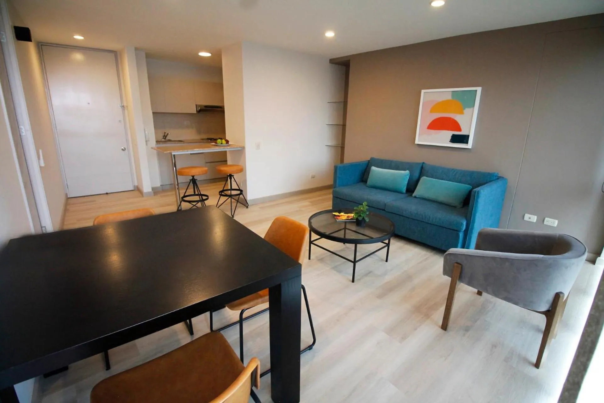 Living room in Estelar Apartamentos Medellin