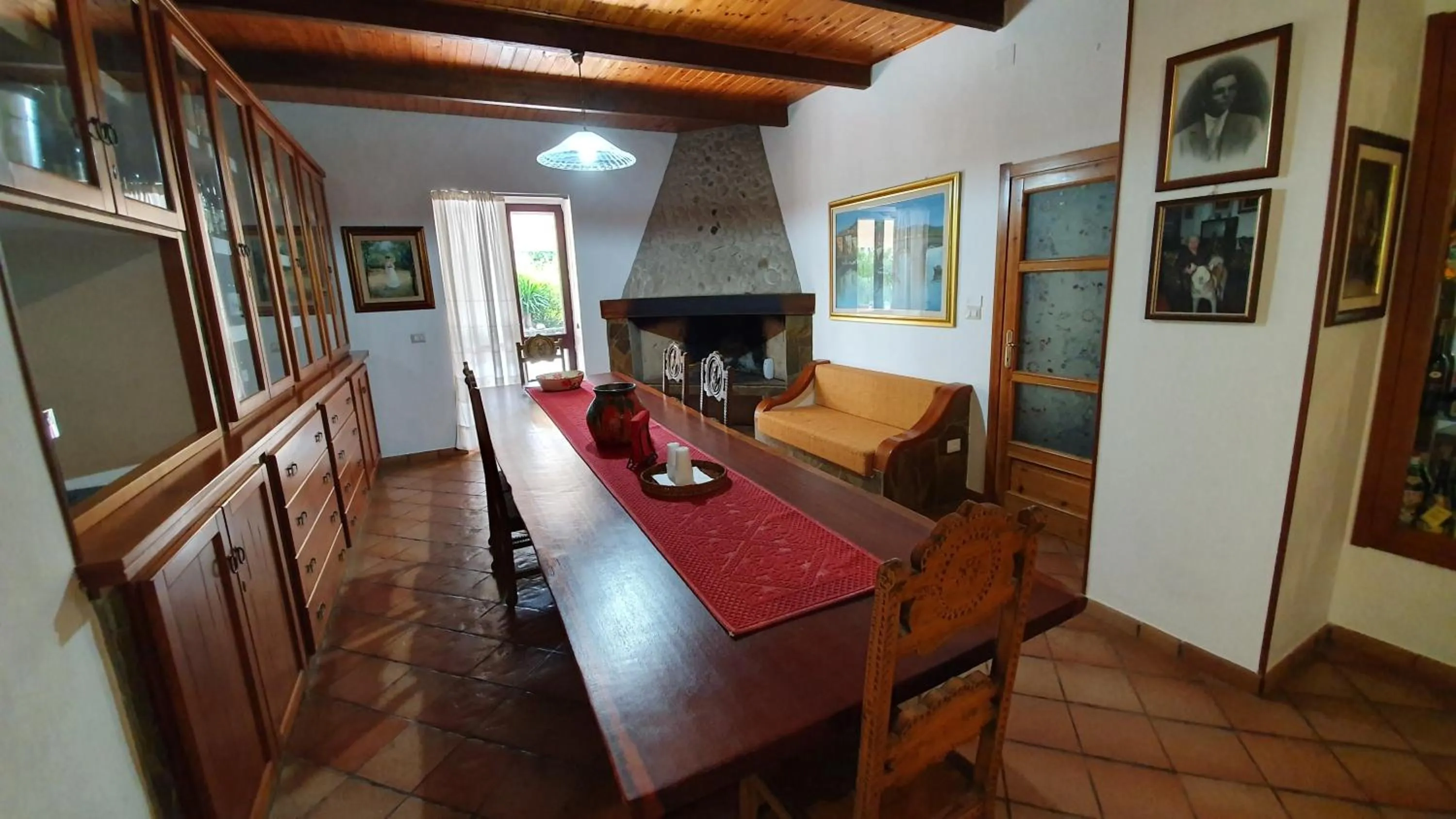 Seating area in Villa Canu