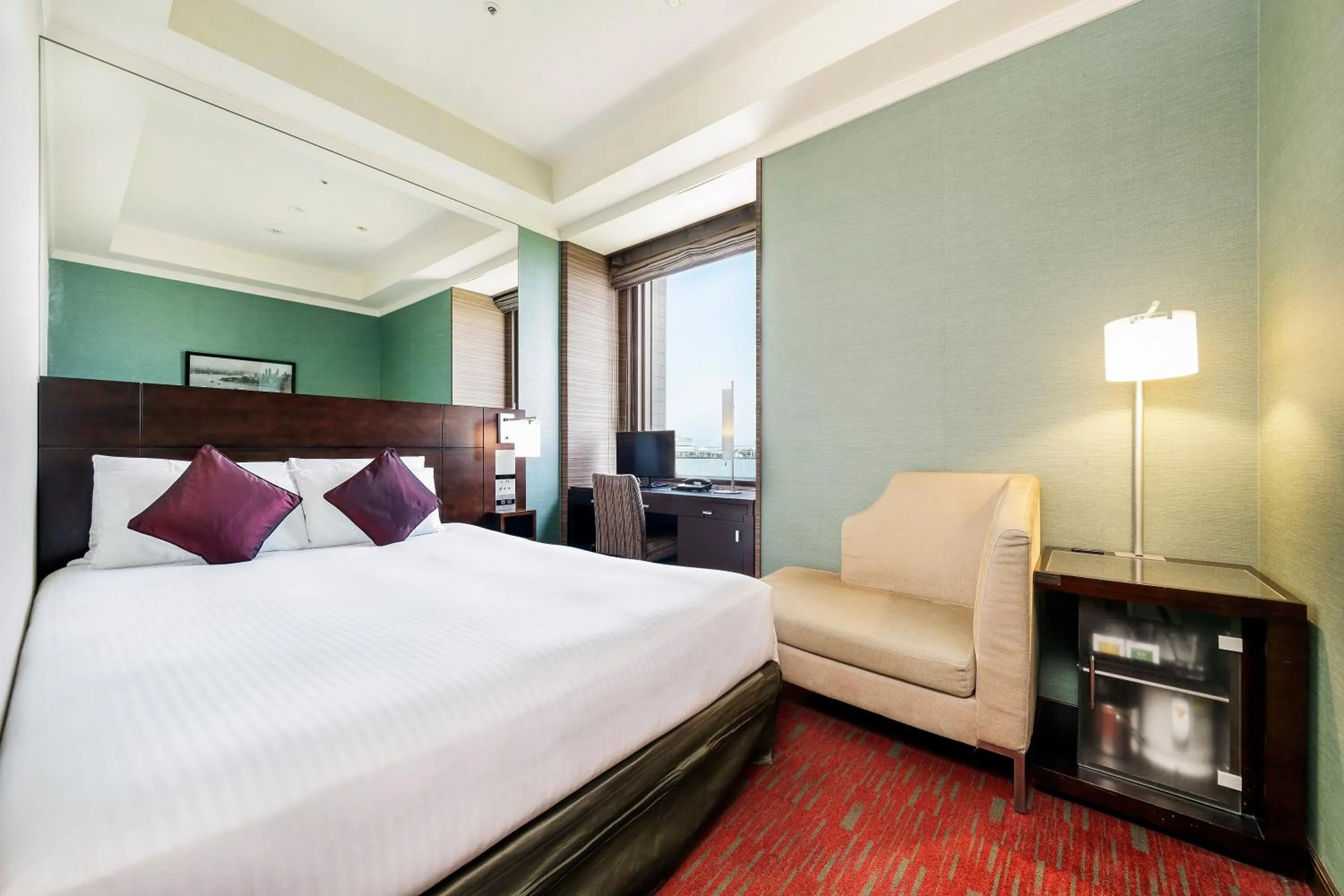 Bed in Hotel Trusty Tokyo Bayside