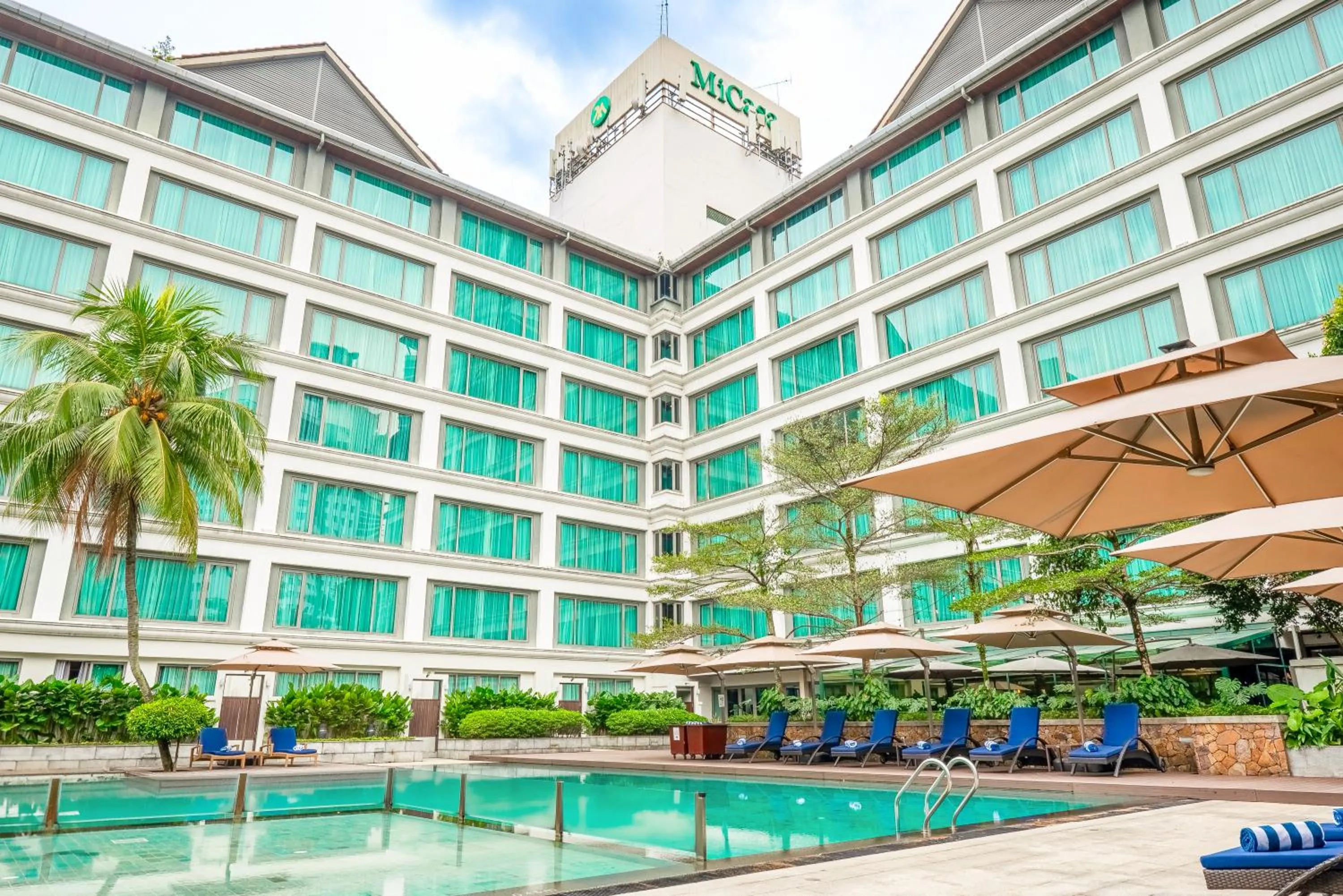 Property building in Micasa All Suites Hotel