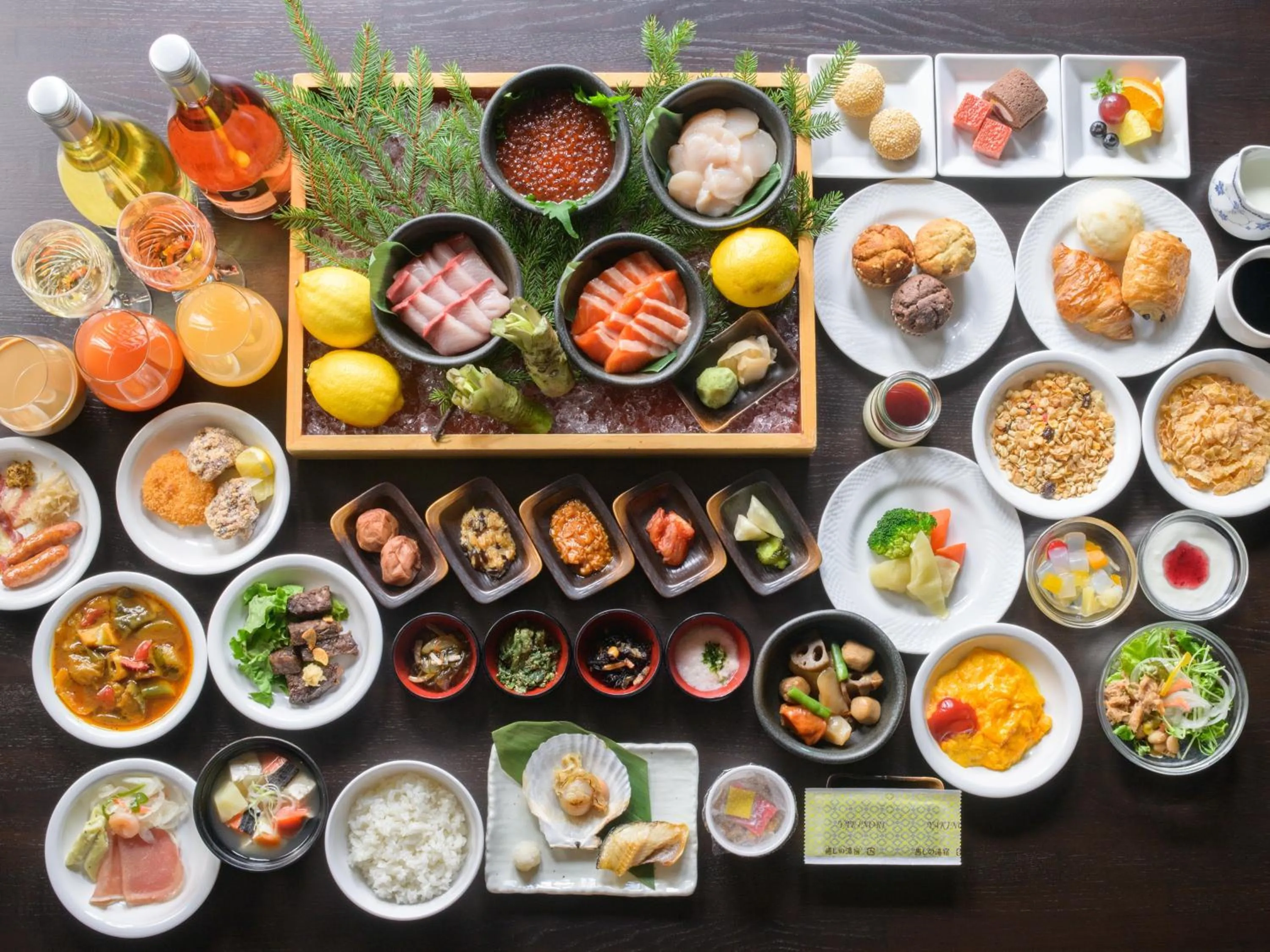 Buffet breakfast in La Vista Daisetsuzan