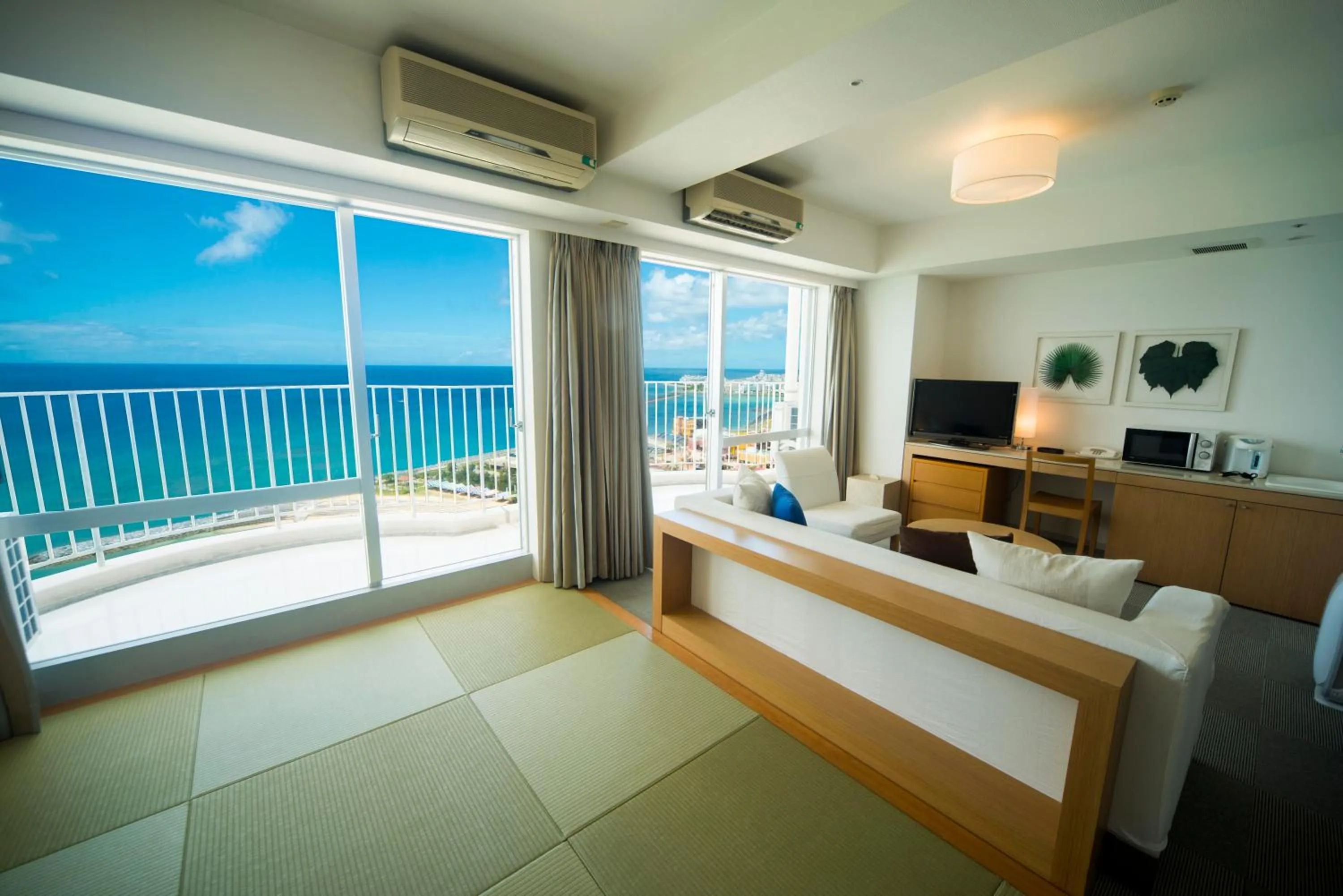 Photo of the whole room in The Beach Tower Okinawa