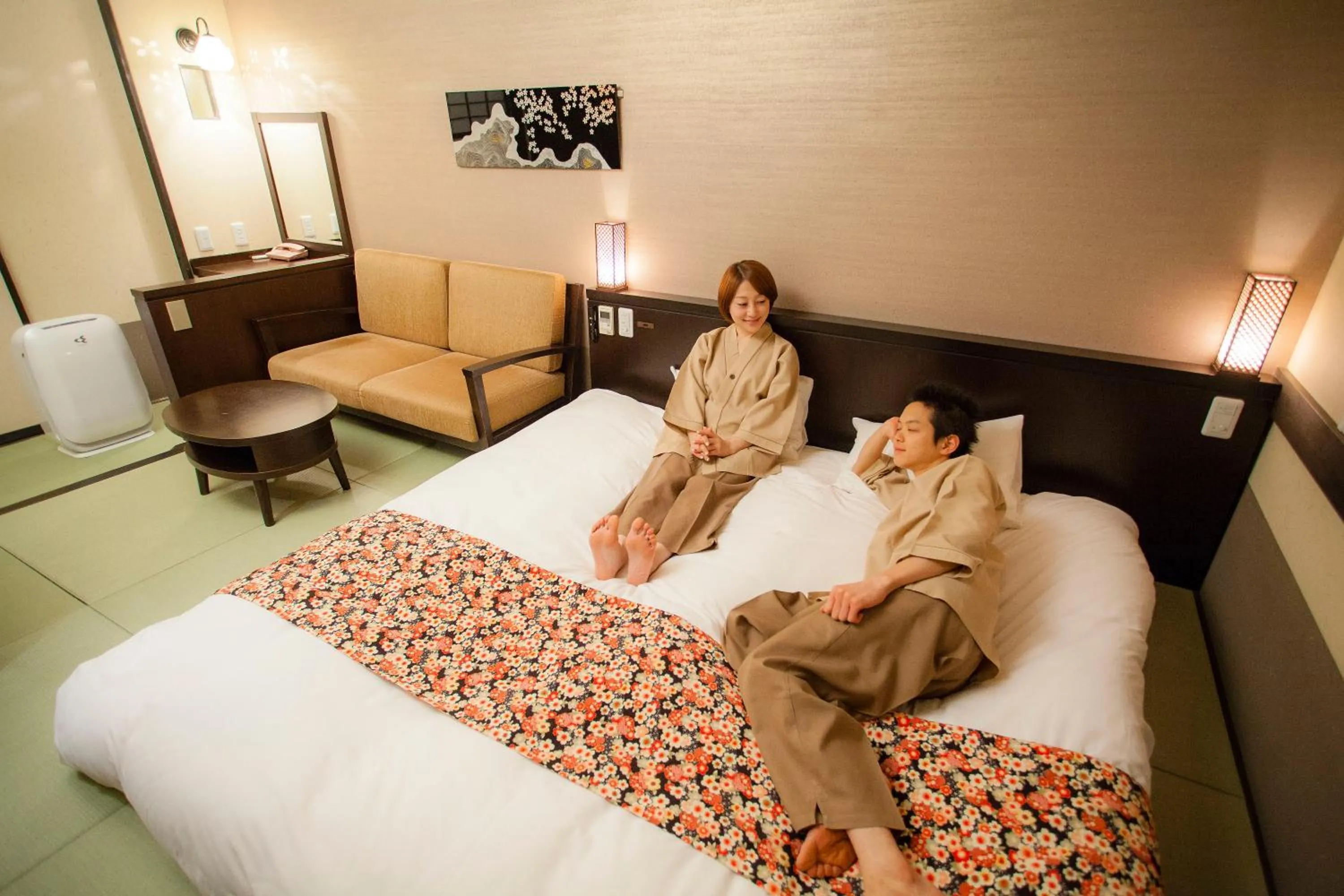 Bed in Takayama Ouan