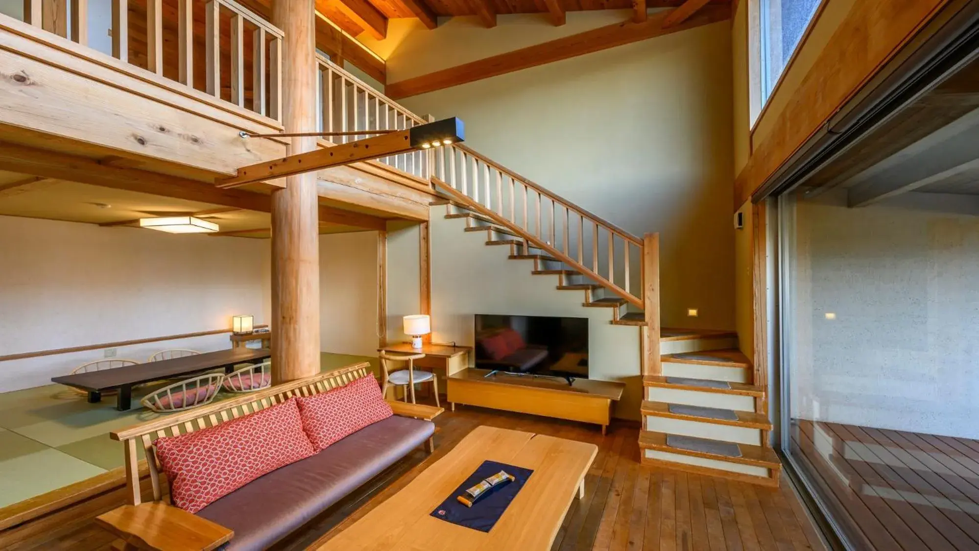 Deluxe Maisonette Bungalow with Tatami area with Open-Air Hot Spring Bath and Ocean View in Hamachidorinoyu Kaisyu Deluxe Maisonette Bungalow with Tatami area with Open-Air Hot Spring Bath and Ocean View in Hamachidorinoyu Kaisyu