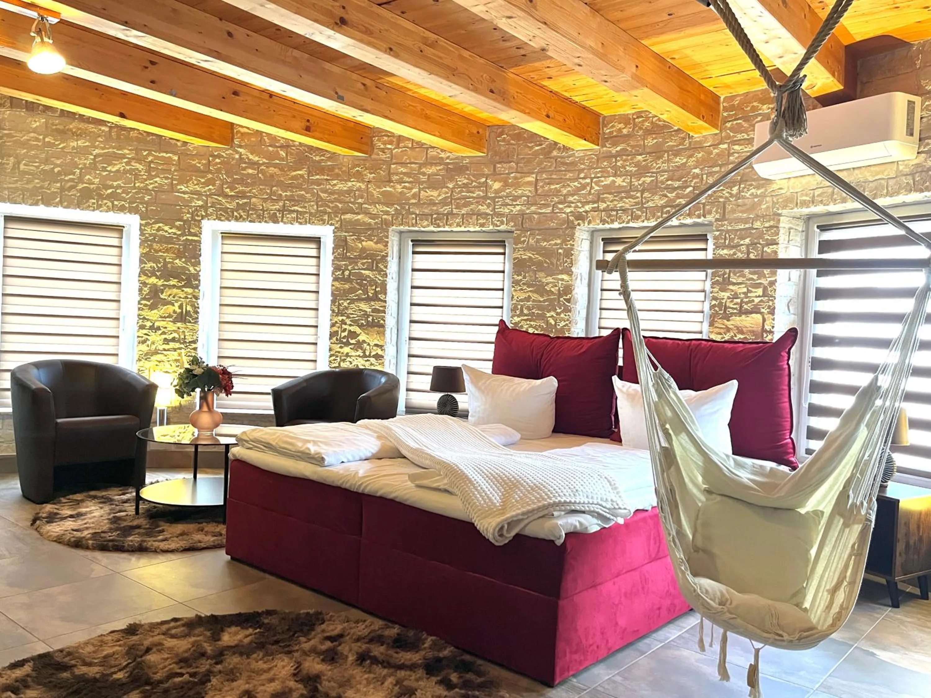 Bed in Hotel Zur alten Stadtkellerei Leipzig